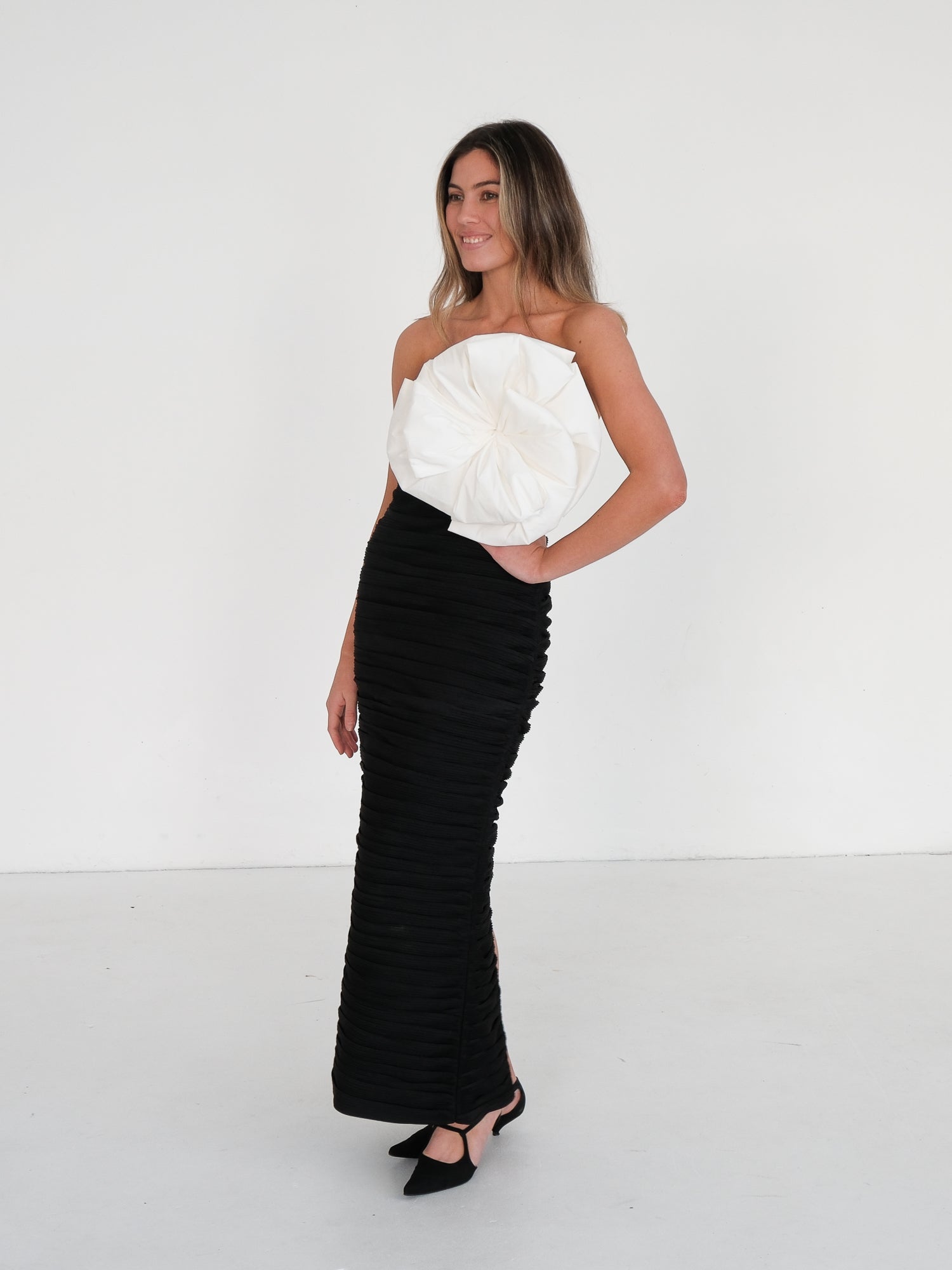 'Evana' Midi Dress, Size AU 8