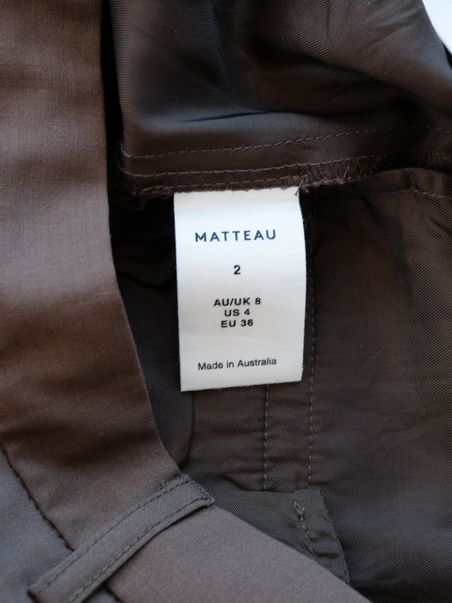 Relaxed Tailored Trouser, Size 2 | AU 8