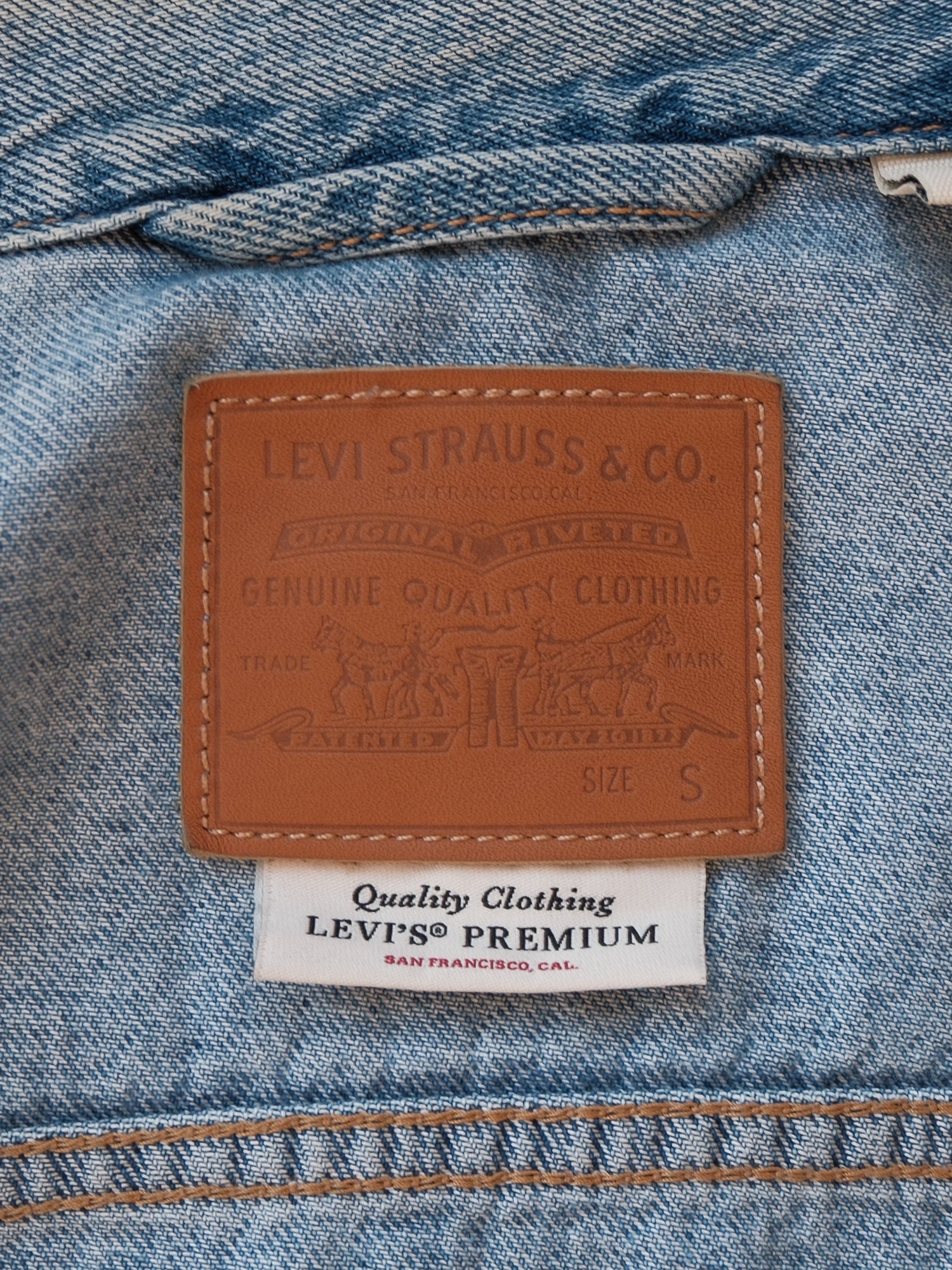 'Original Trucker' Denim Jacket, Size S