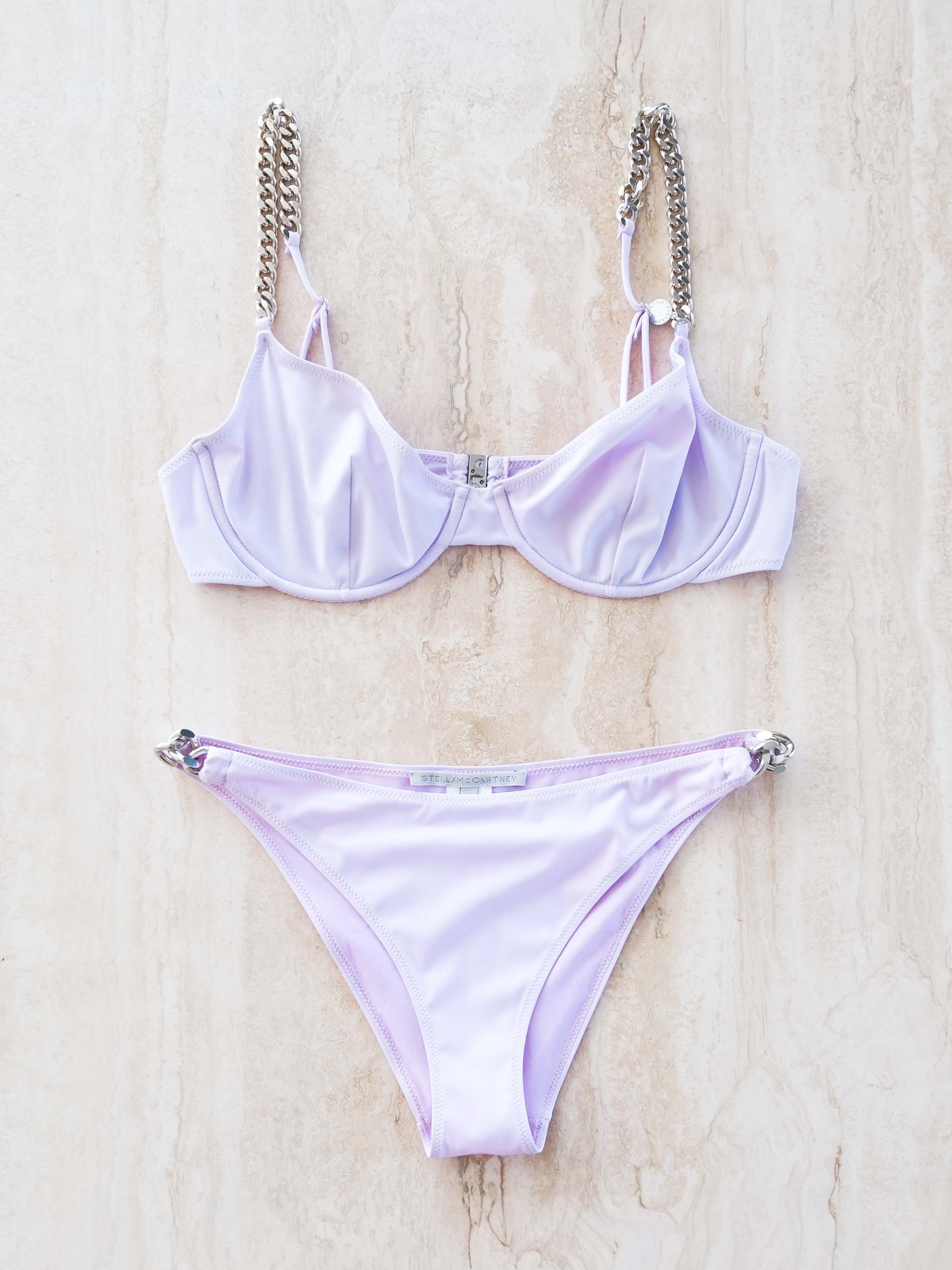 'Falabella' Iconic Chain Bikini, Size S