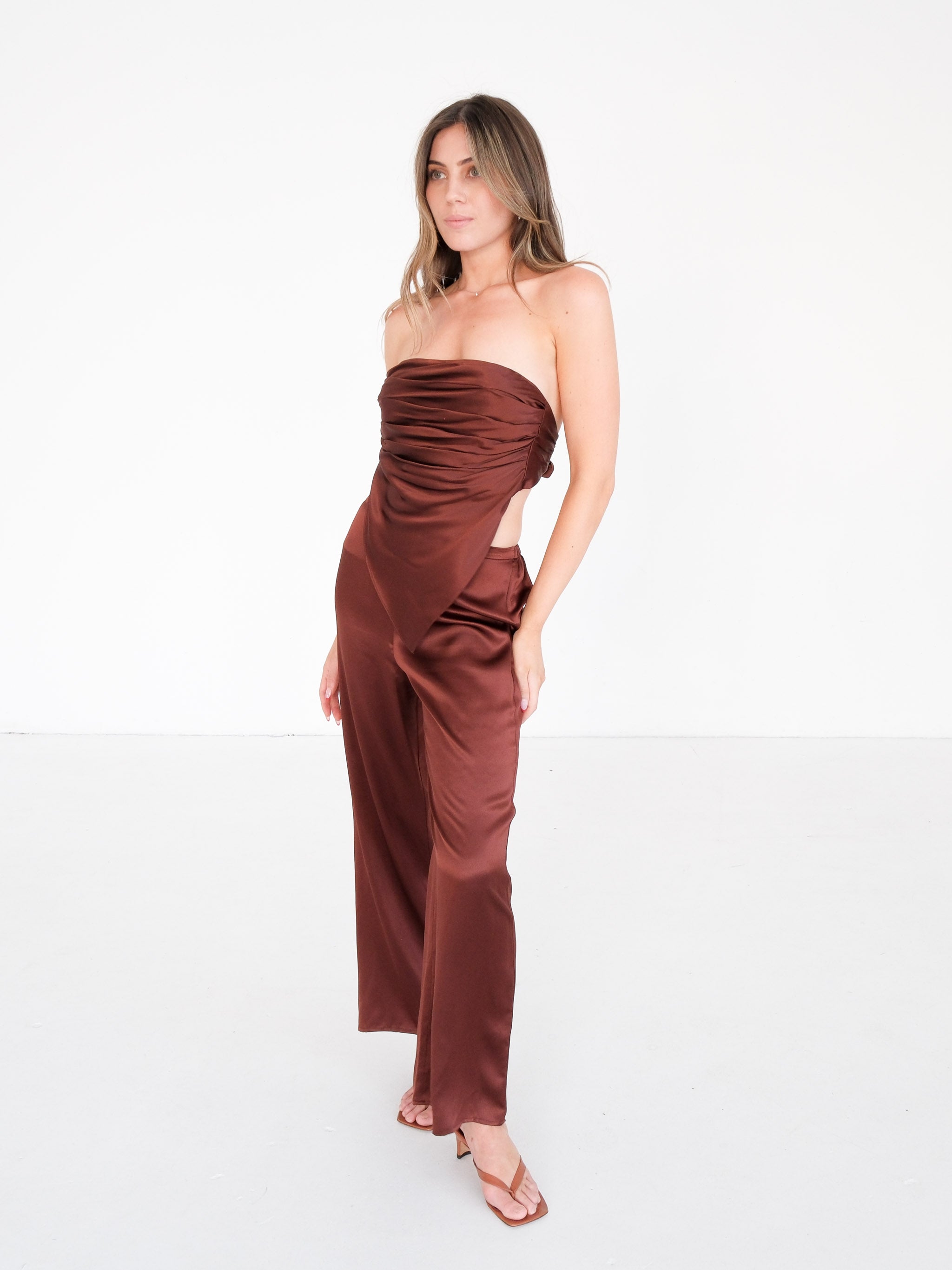 'Marisol' Silk Two Piece Set, Size XS