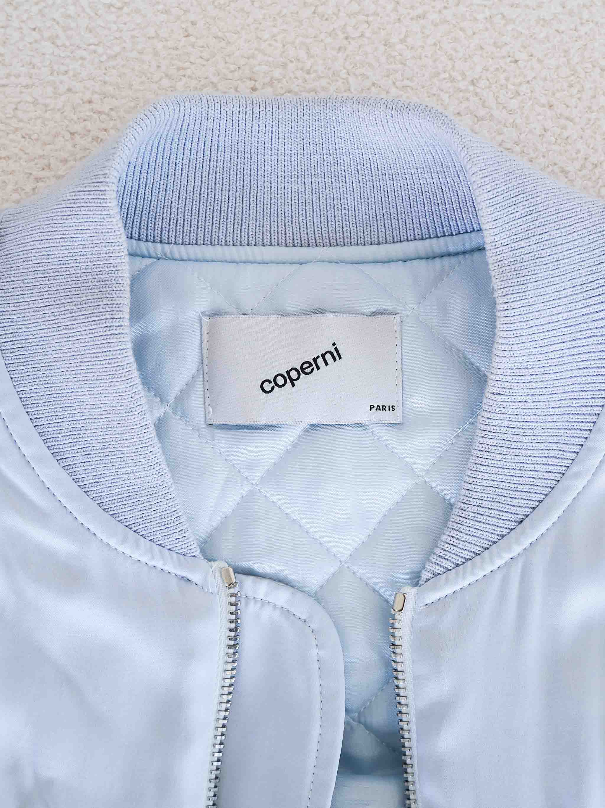 Cut-Out Cropped Bomber Jacket, Size AU 8