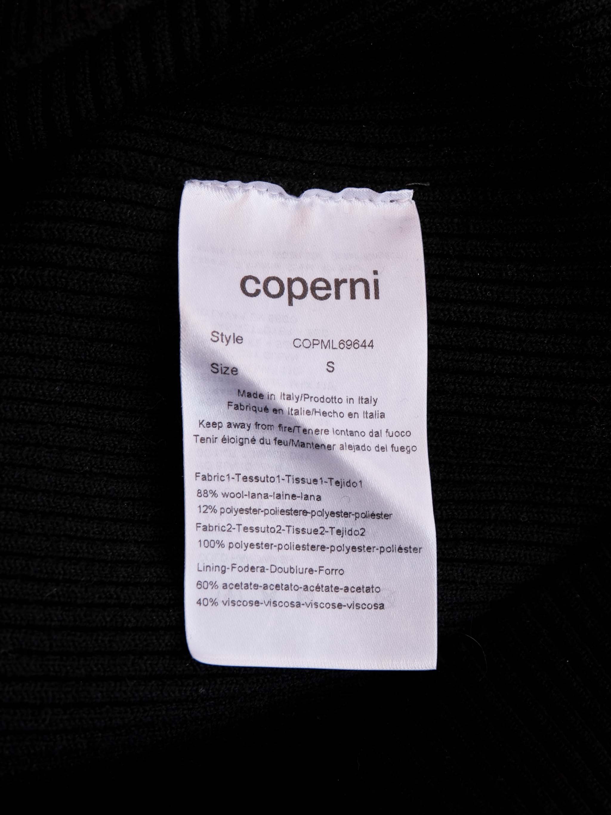 Faux-Fur Collar Mini Dress, Size S