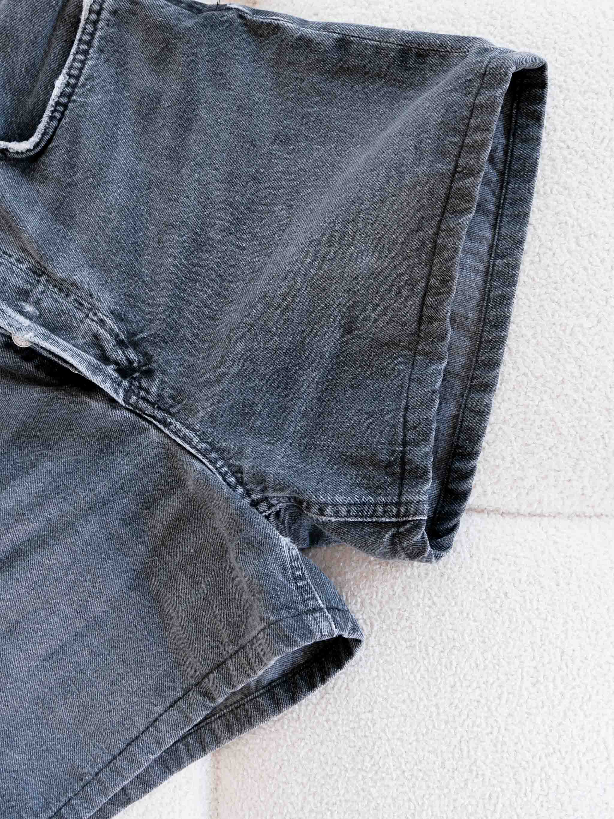 Upcycled Gucci Embellished Denim Shorts