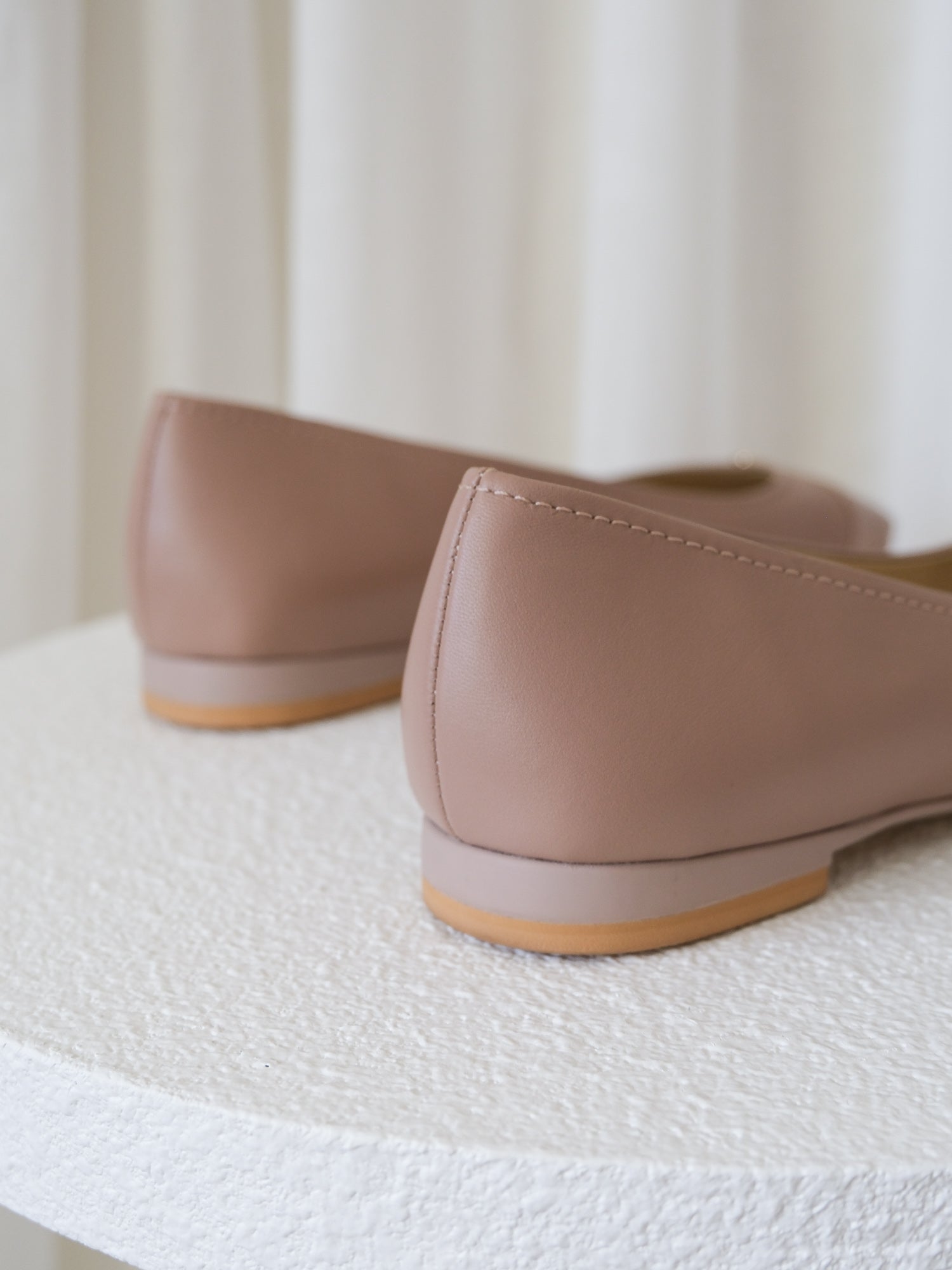 'Gisela' Nappa Leather Ballet Flats, Size 38