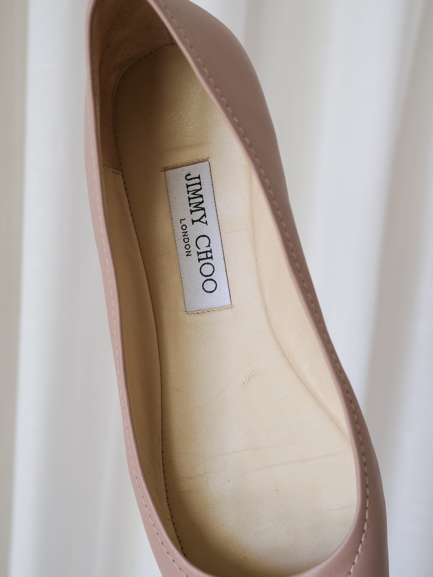 'Gisela' Nappa Leather Ballet Flats, Size 38