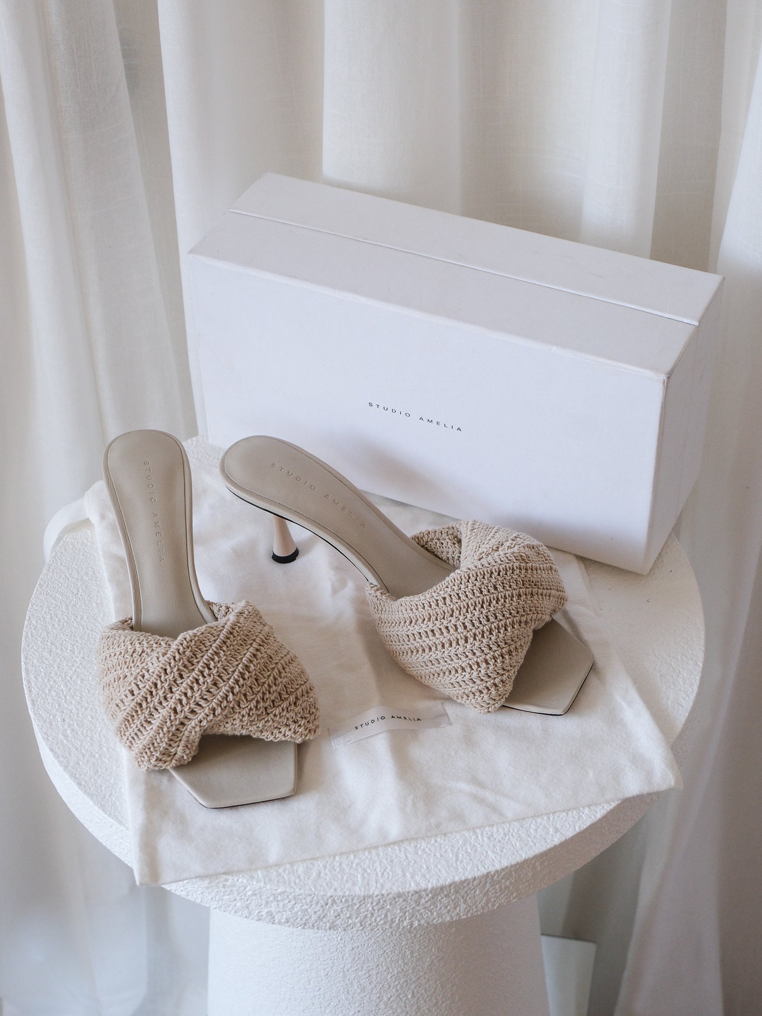 'Twisted Crochet 70' Heels, Size 38