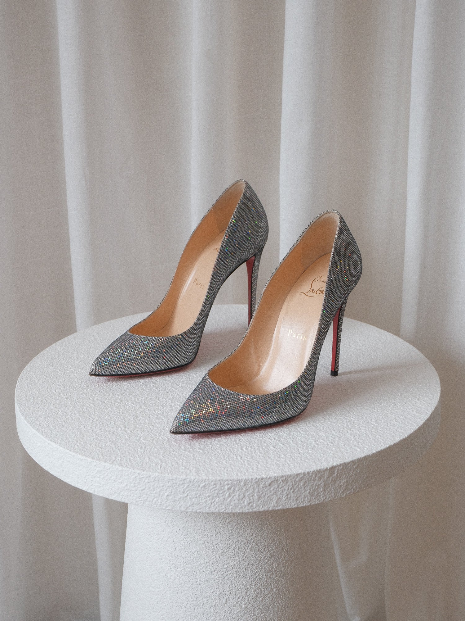 'Pigalle Follies 120' Disco Glitter Pumps, Size 38