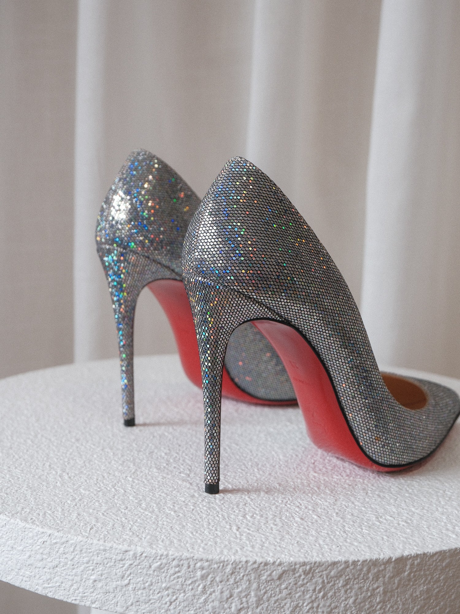 'Pigalle Follies 120' Disco Glitter Pumps, Size 38
