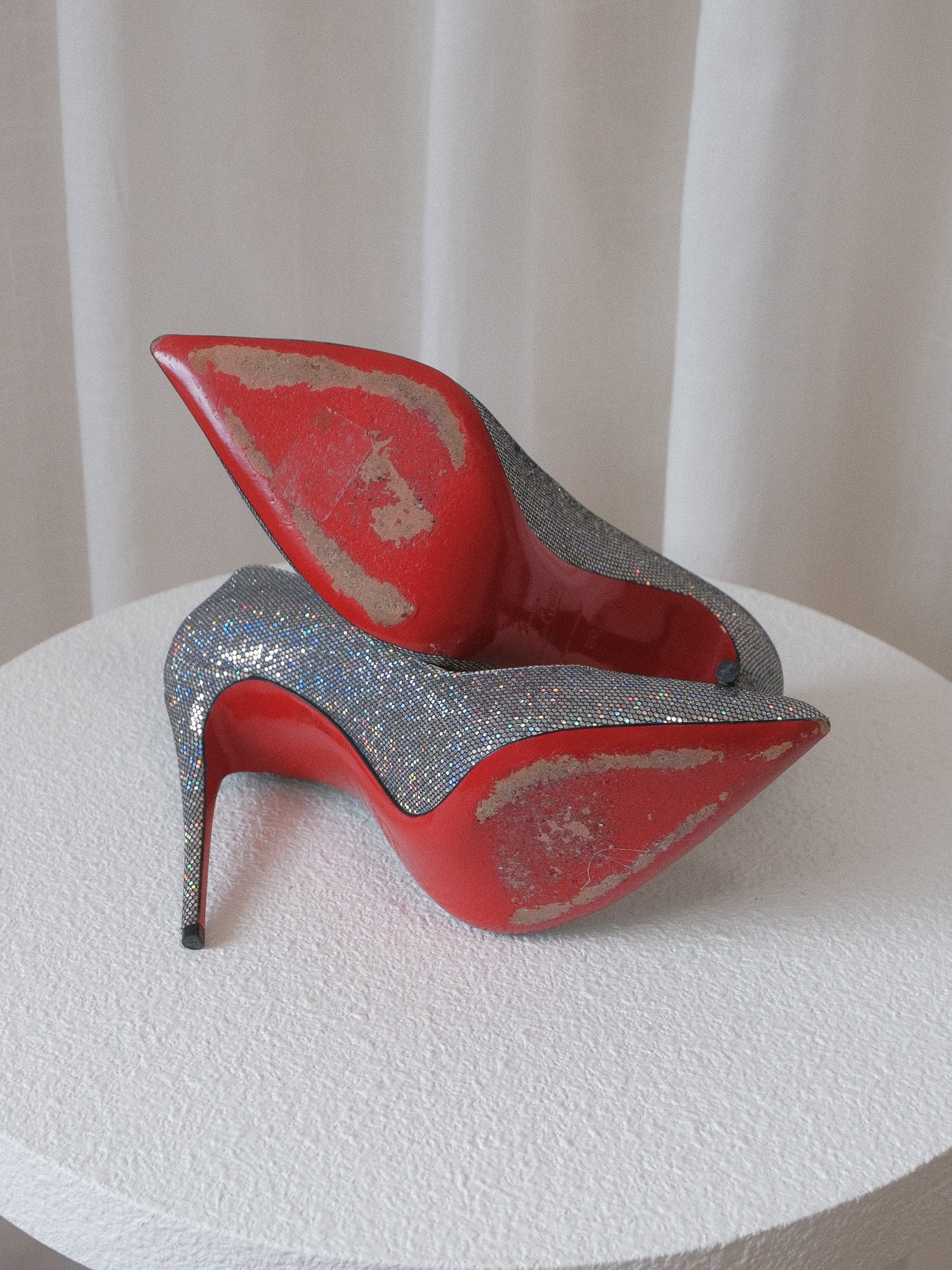 'Pigalle Follies 120' Disco Glitter Pumps, Size 38
