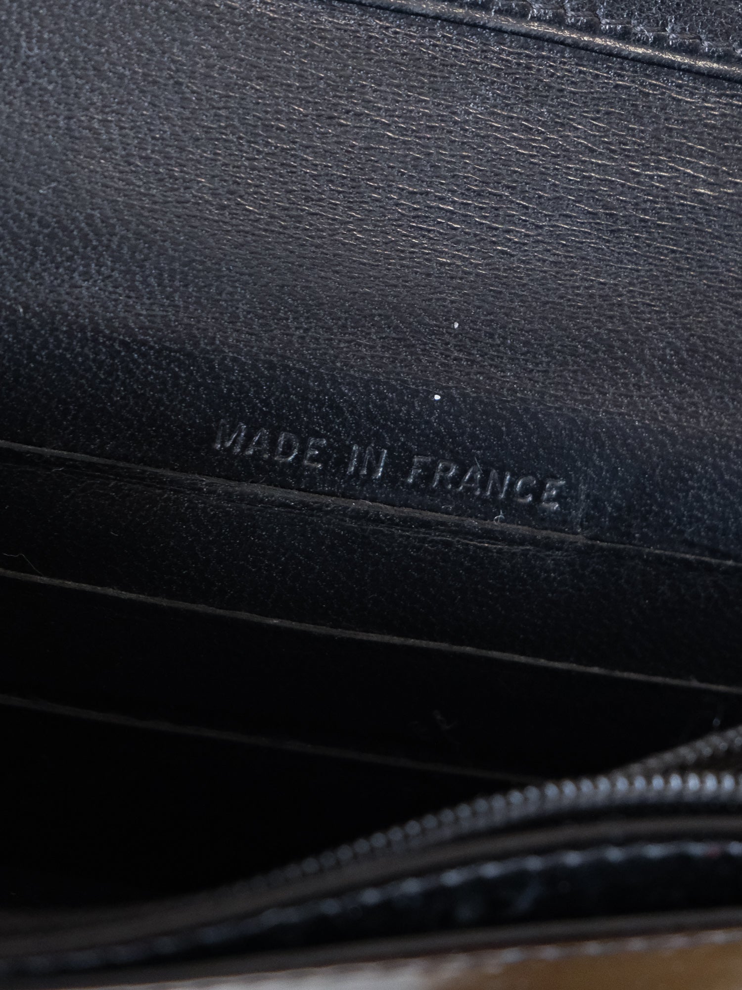 COCO Mark Patent Leather Bi-fold Wallet
