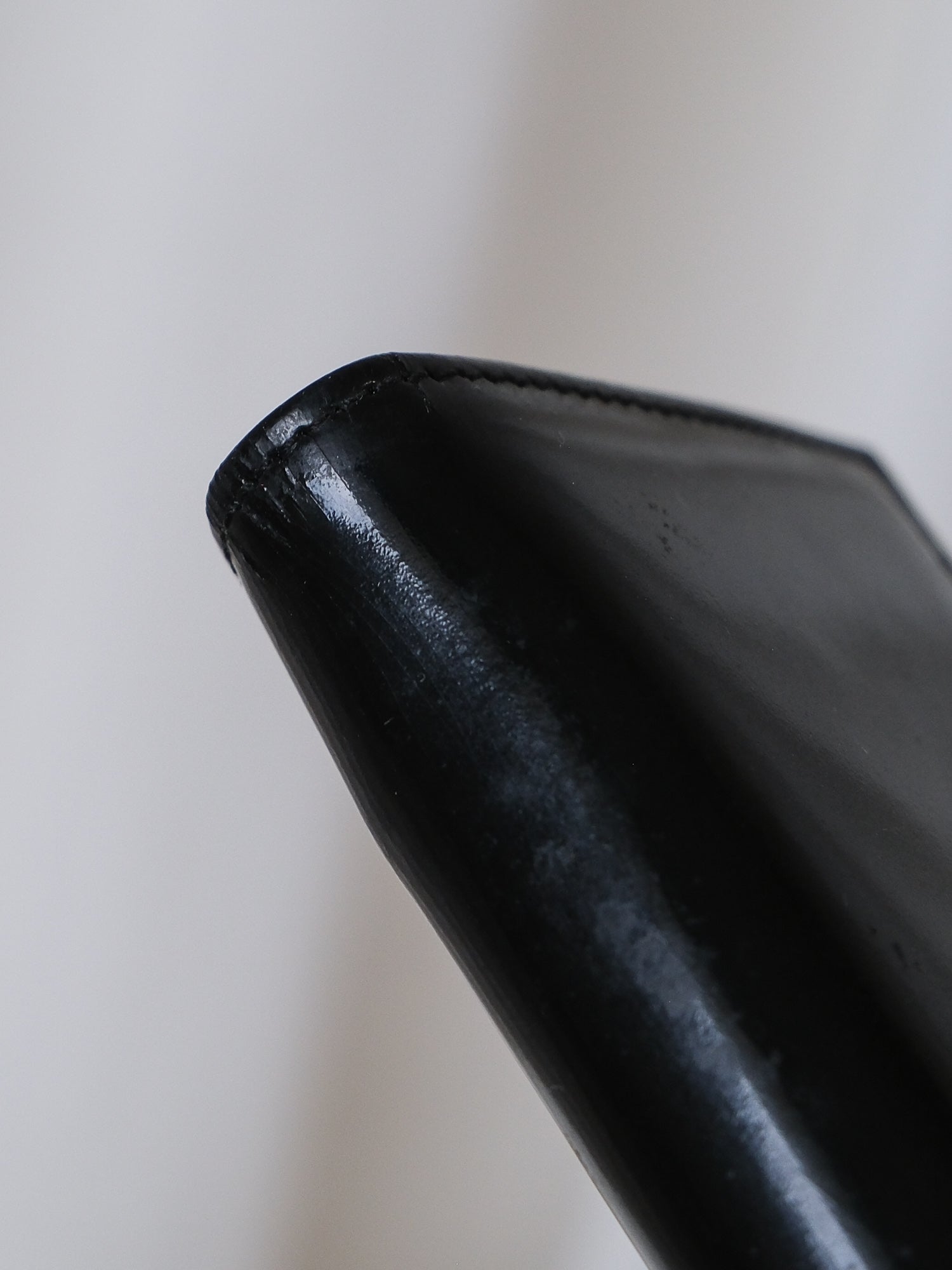 COCO Mark Patent Leather Bi-fold Wallet