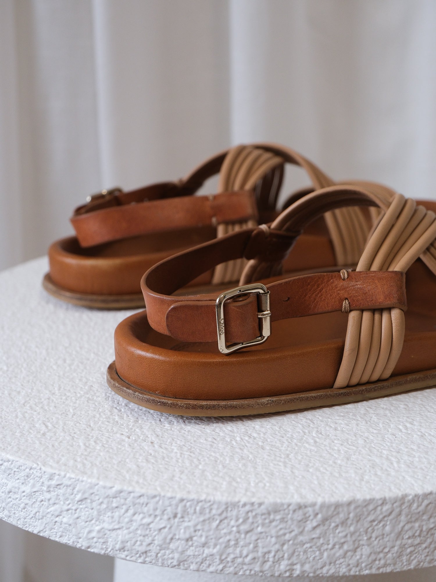 Woody ‘Kacey’ Strappy Sandals, Size 40