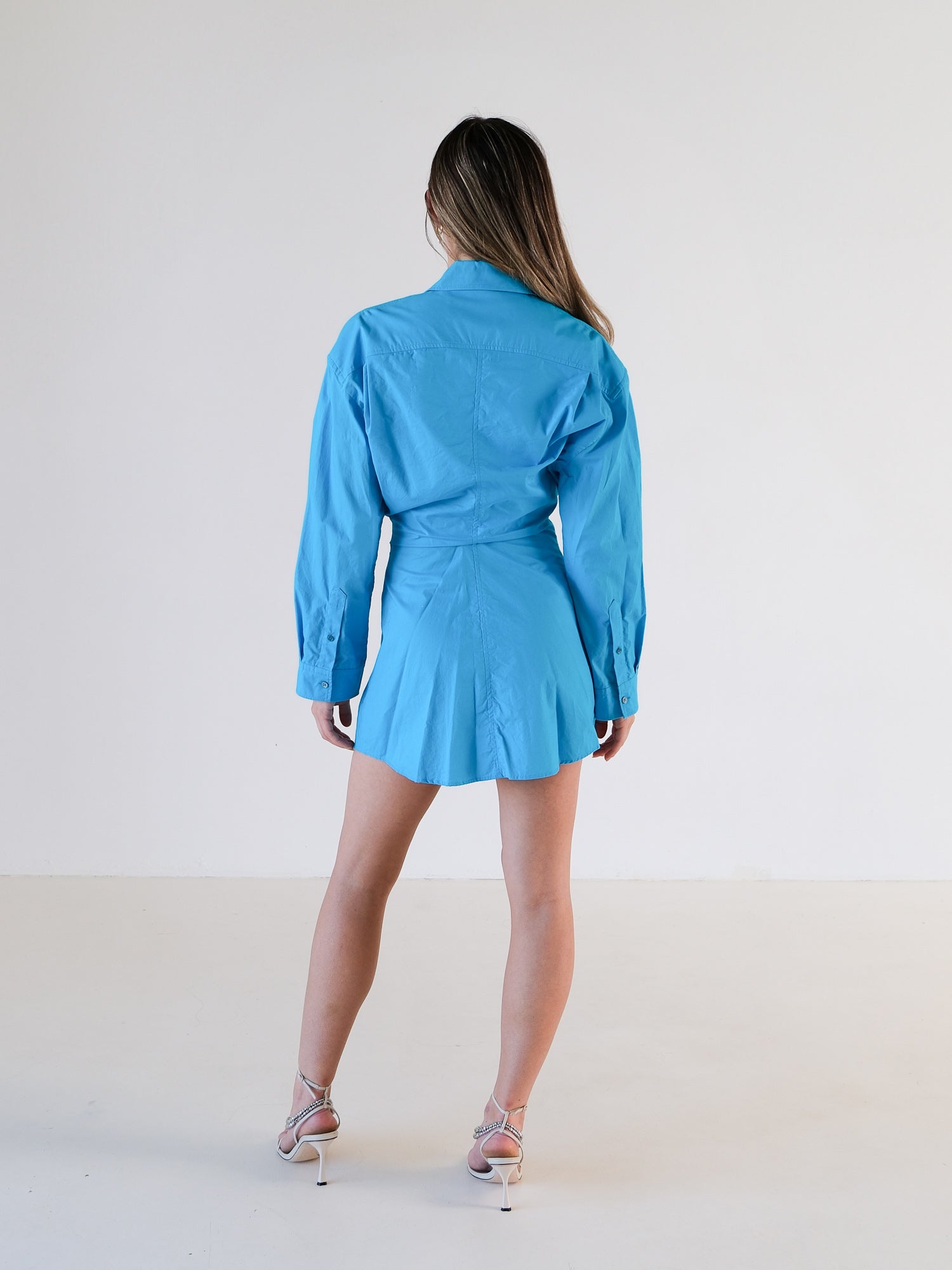 Le Splash ‘Baunhilha’ Mini Shirt Dress, Size AU 8