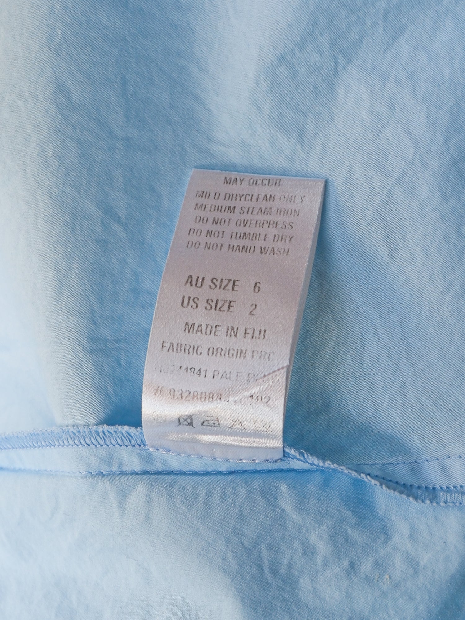 Cotton Cut Out Shirt Dress, Size AU 6