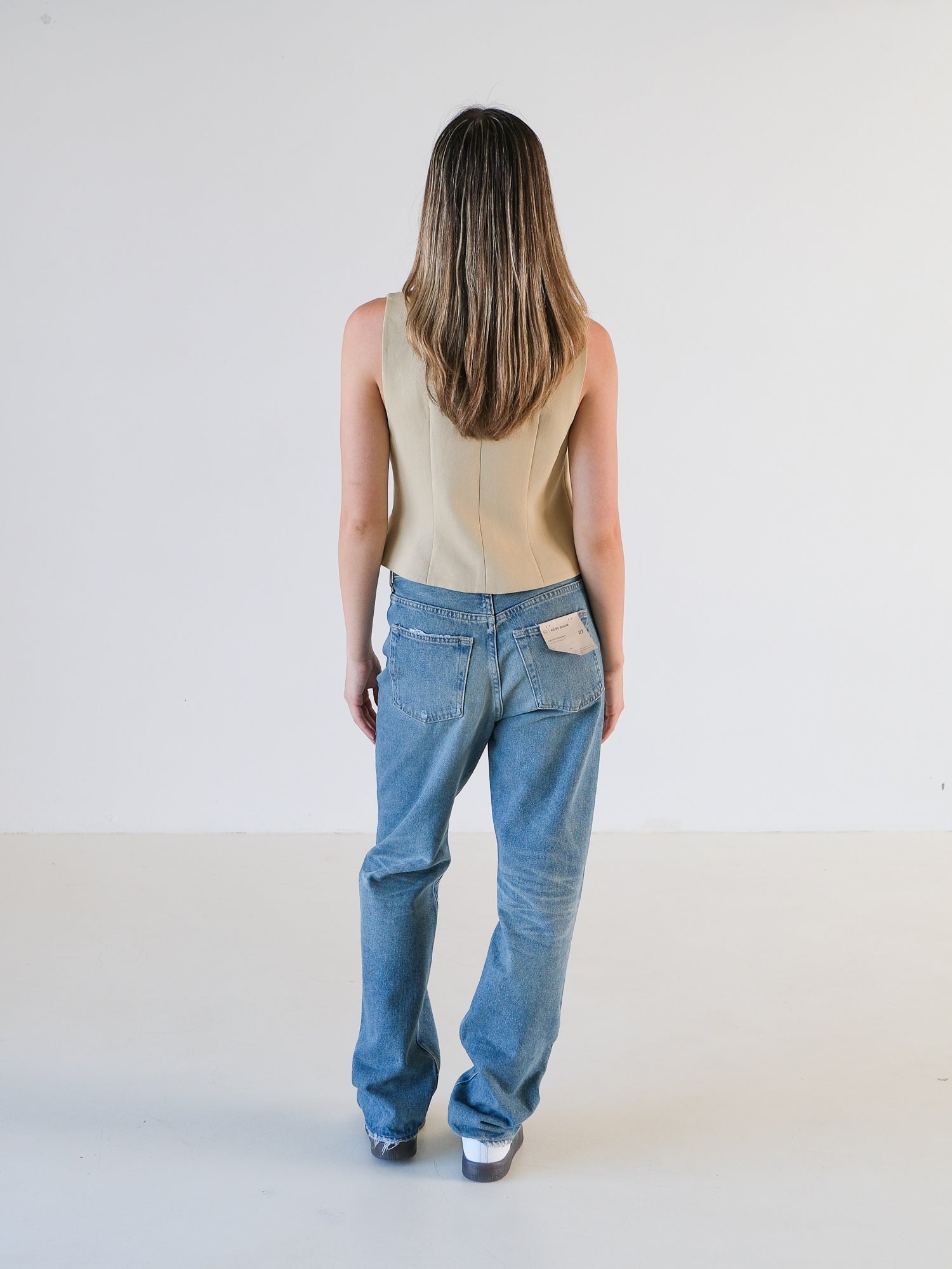 ‘Alexxis’ Straight Leg Jeans, Size 27