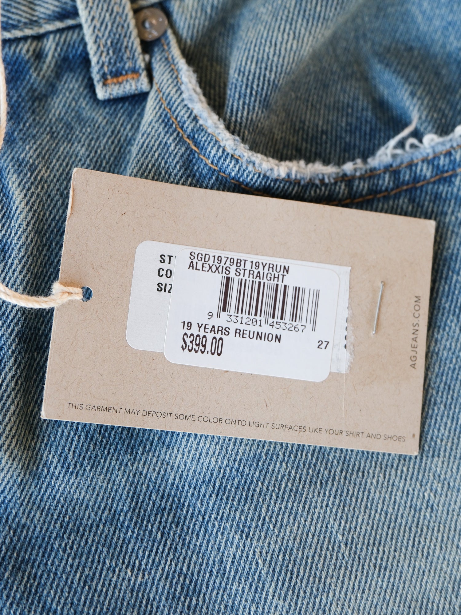 ‘Alexxis’ Straight Leg Jeans, Size 27