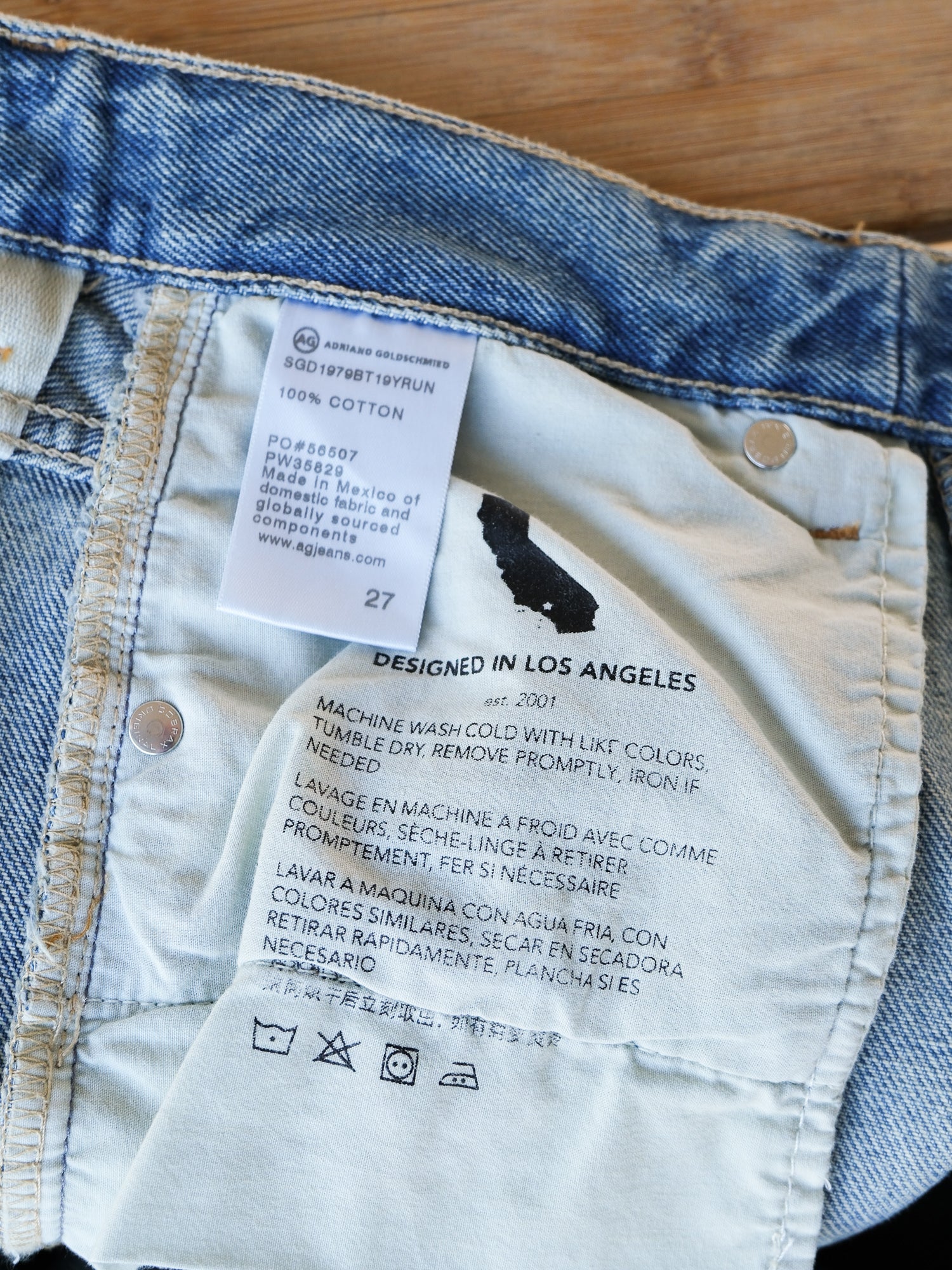 ‘Alexxis’ Straight Leg Jeans, Size 27