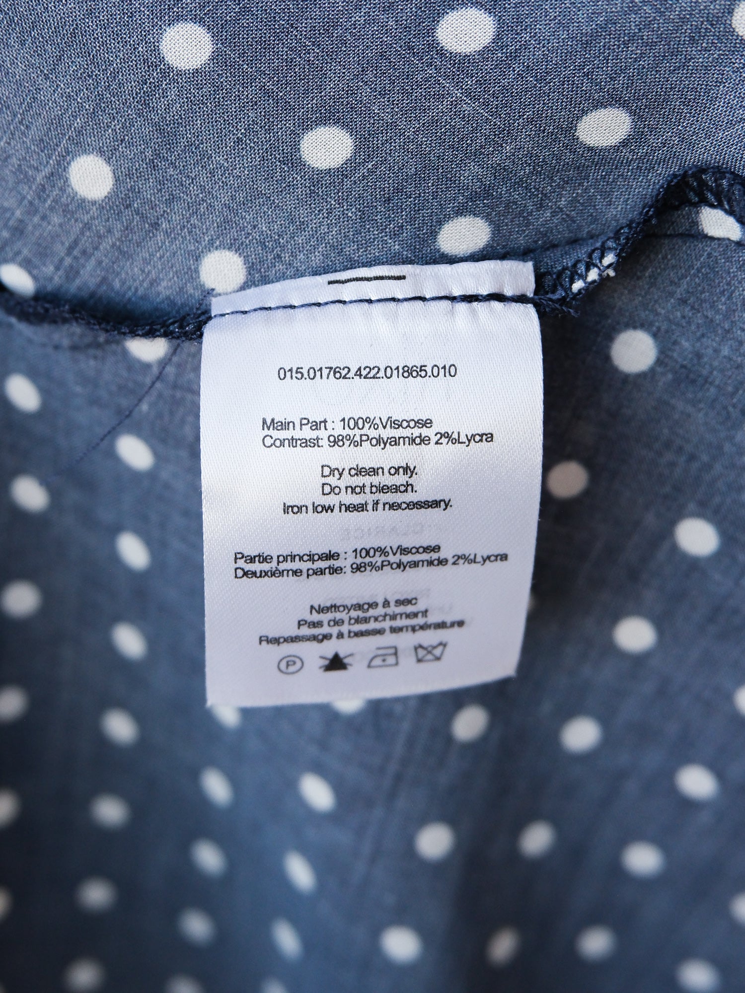 'Clarice' Polka Dot Midi Dress, Size S | AU 10