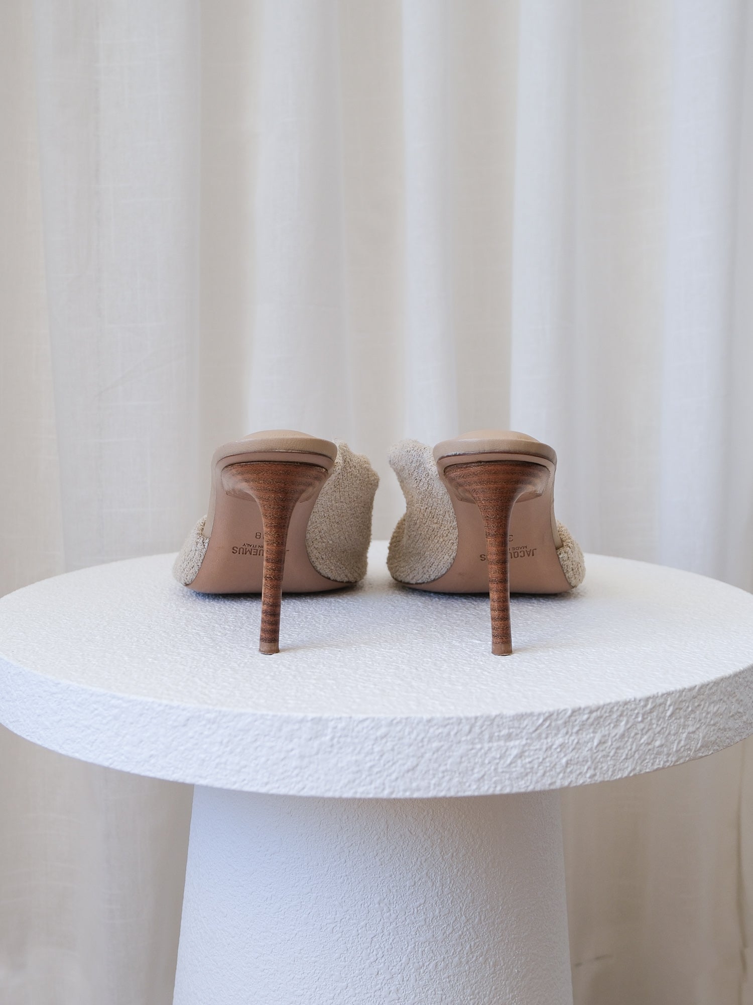 'Les Mules Bagnu' Terry Cloth Sandals, Size 38