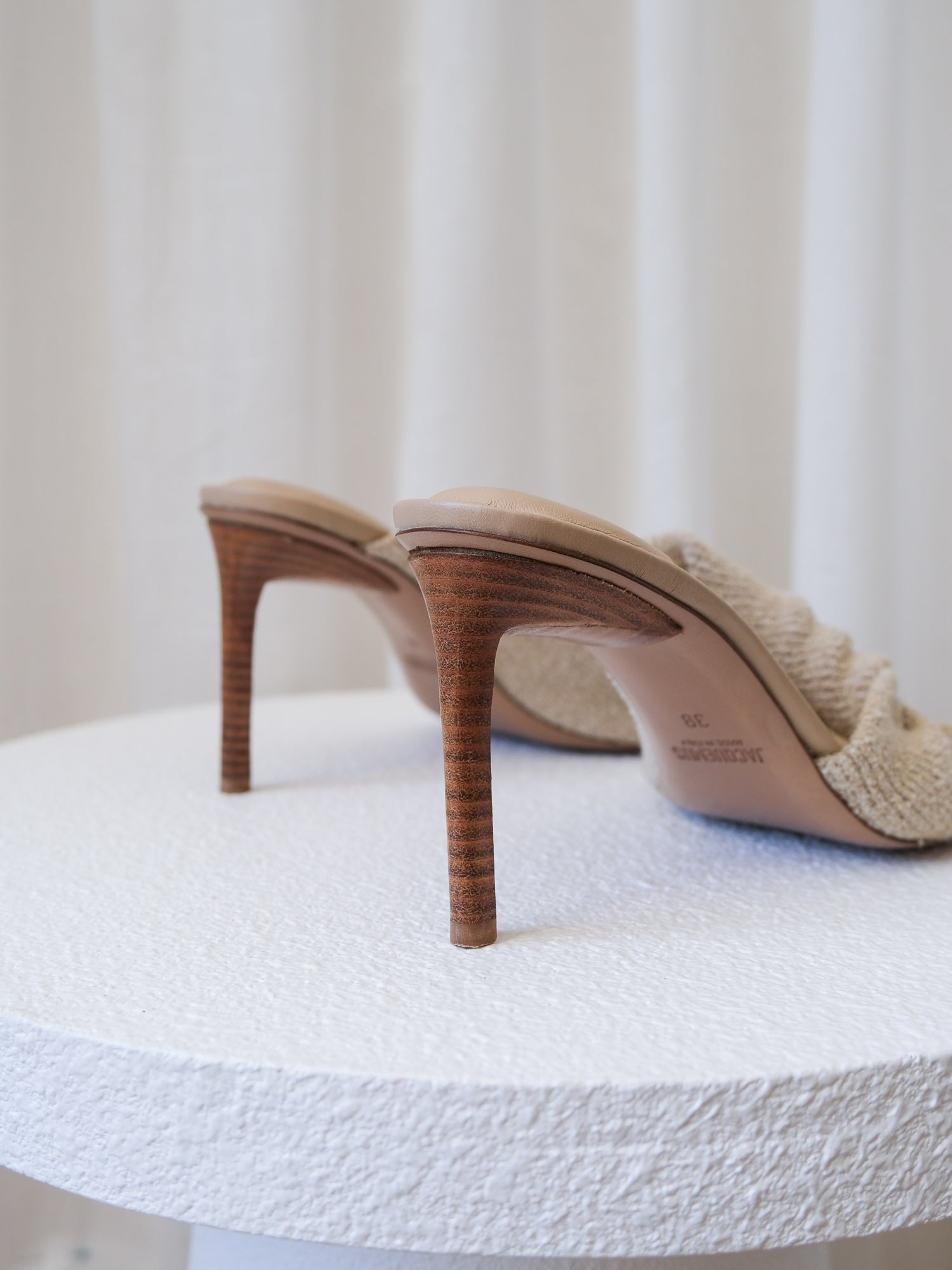 'Les Mules Bagnu' Terry Cloth Sandals, Size 38