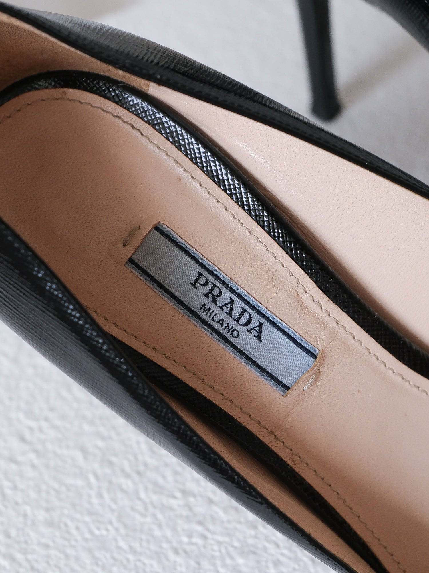 Saffiano Pointed Toe Pumps, Size 39