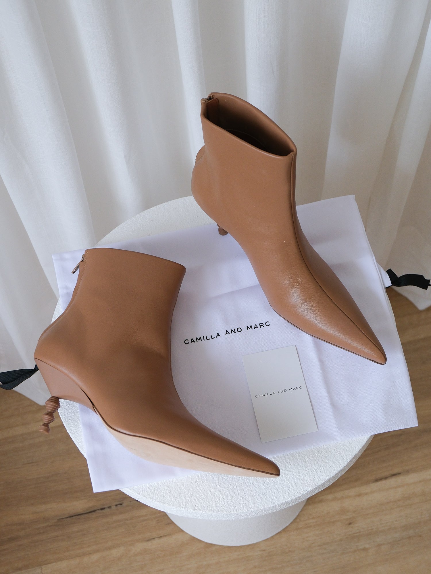 'Elenora' Nappa Leather Boot, Size 40