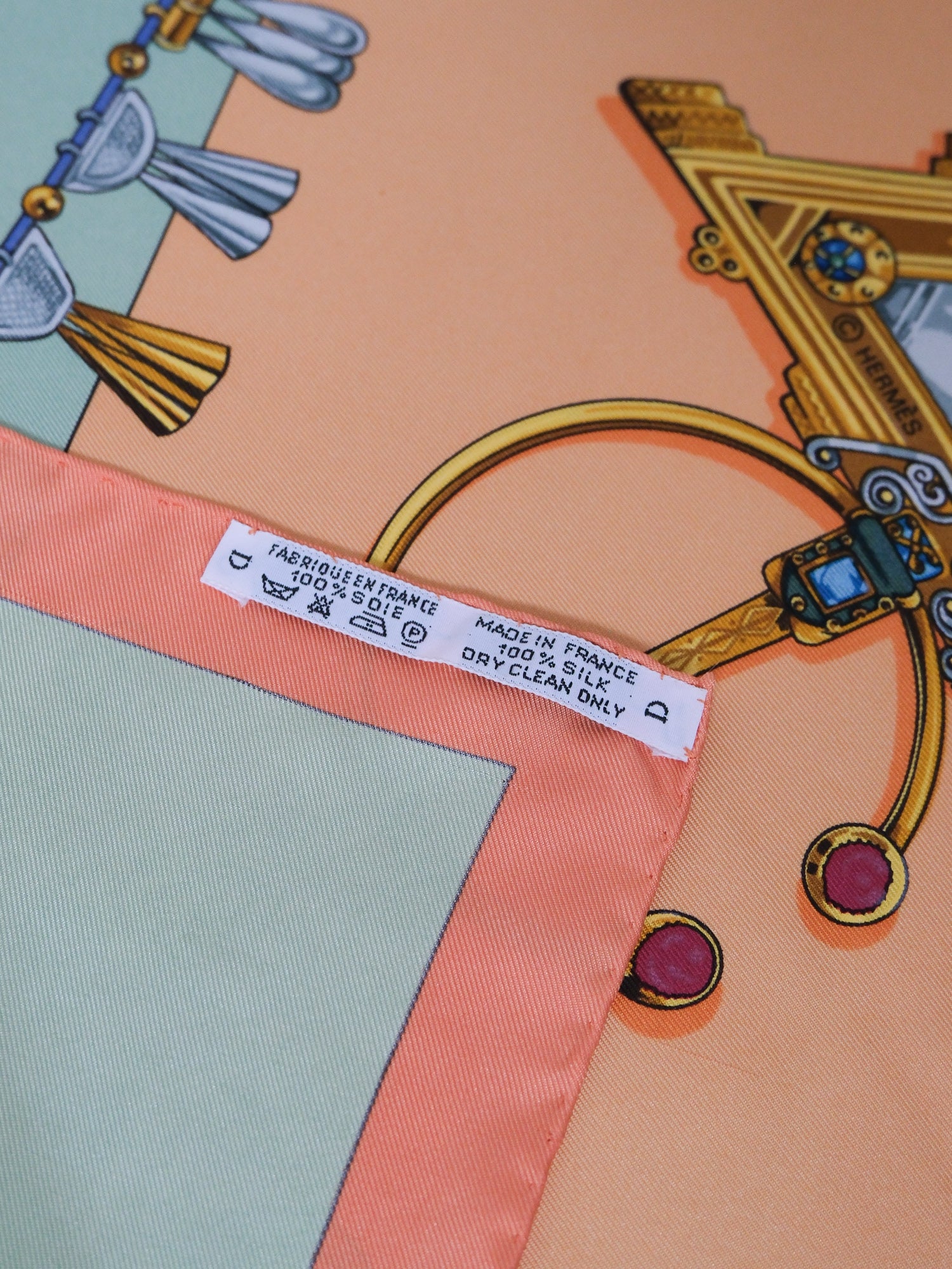 'Parures des Sables' Carré 90 Silk Scarf