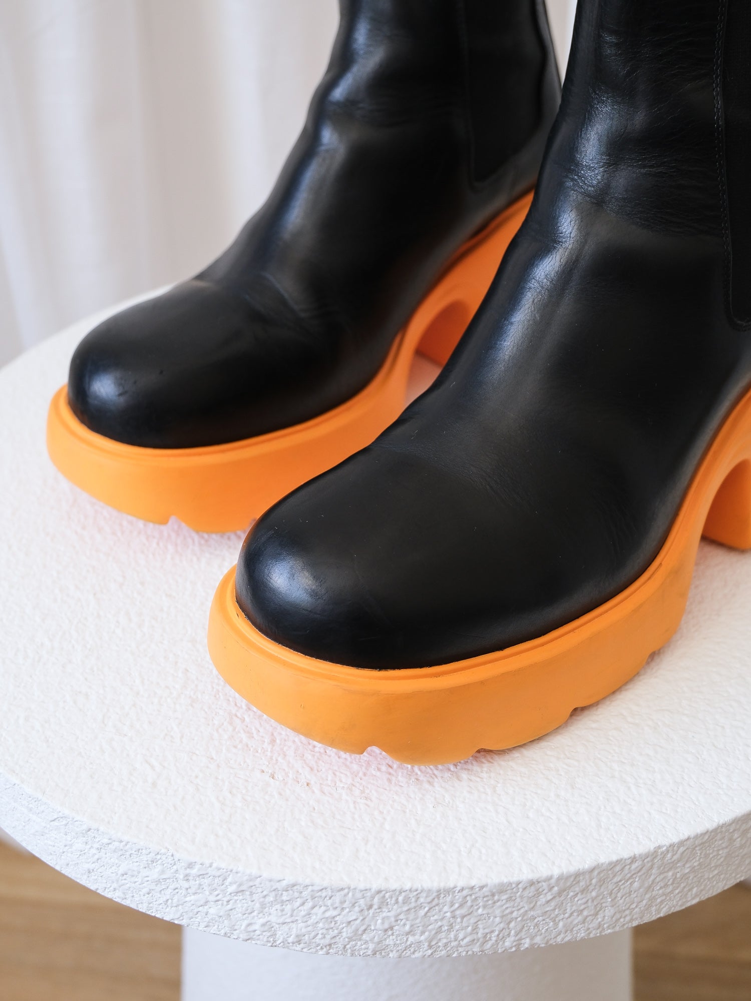 'Flash' Platform Ankle Boots, Size 38