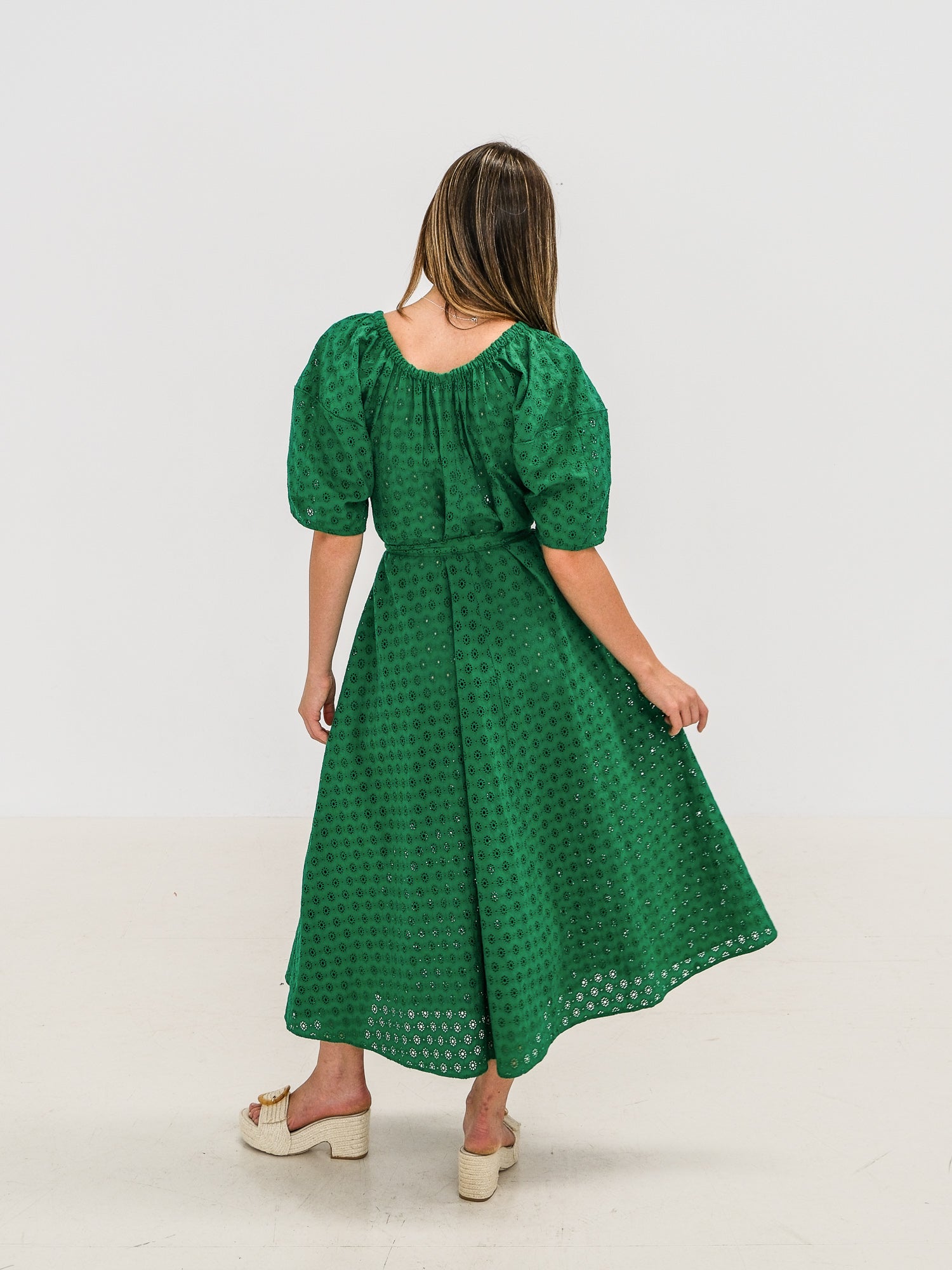 Embroidered Maxi Dress, Size AU 10
