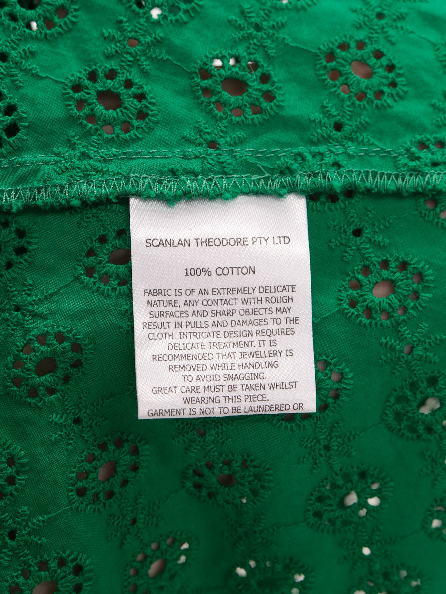 Embroidered Maxi Dress, Size AU 10