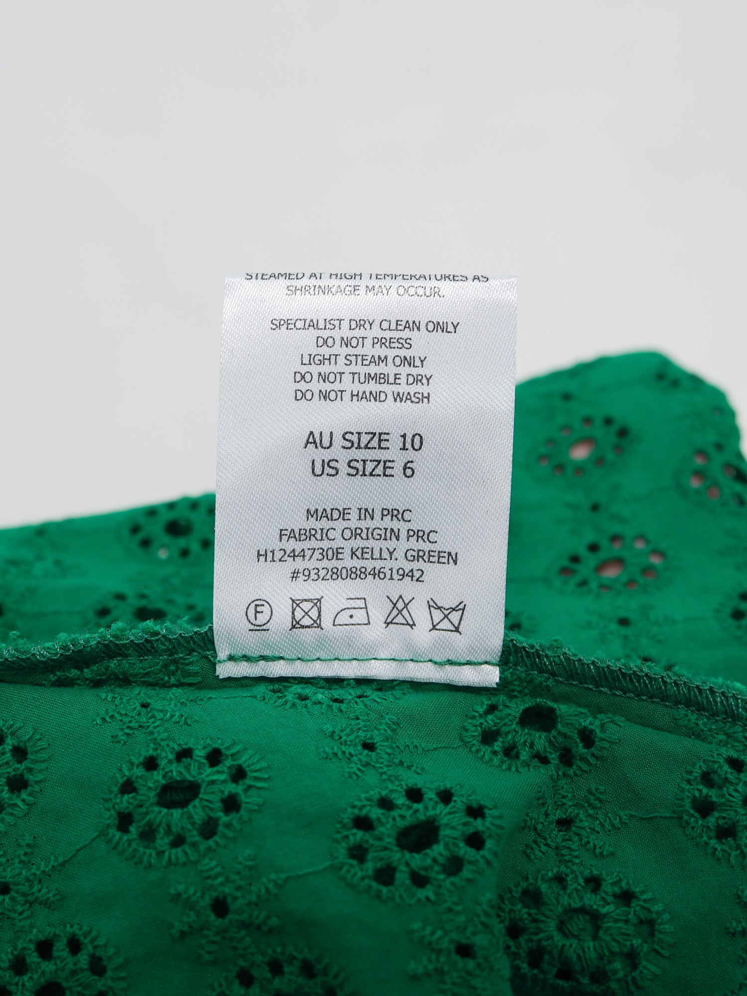 Embroidered Maxi Dress, Size AU 10