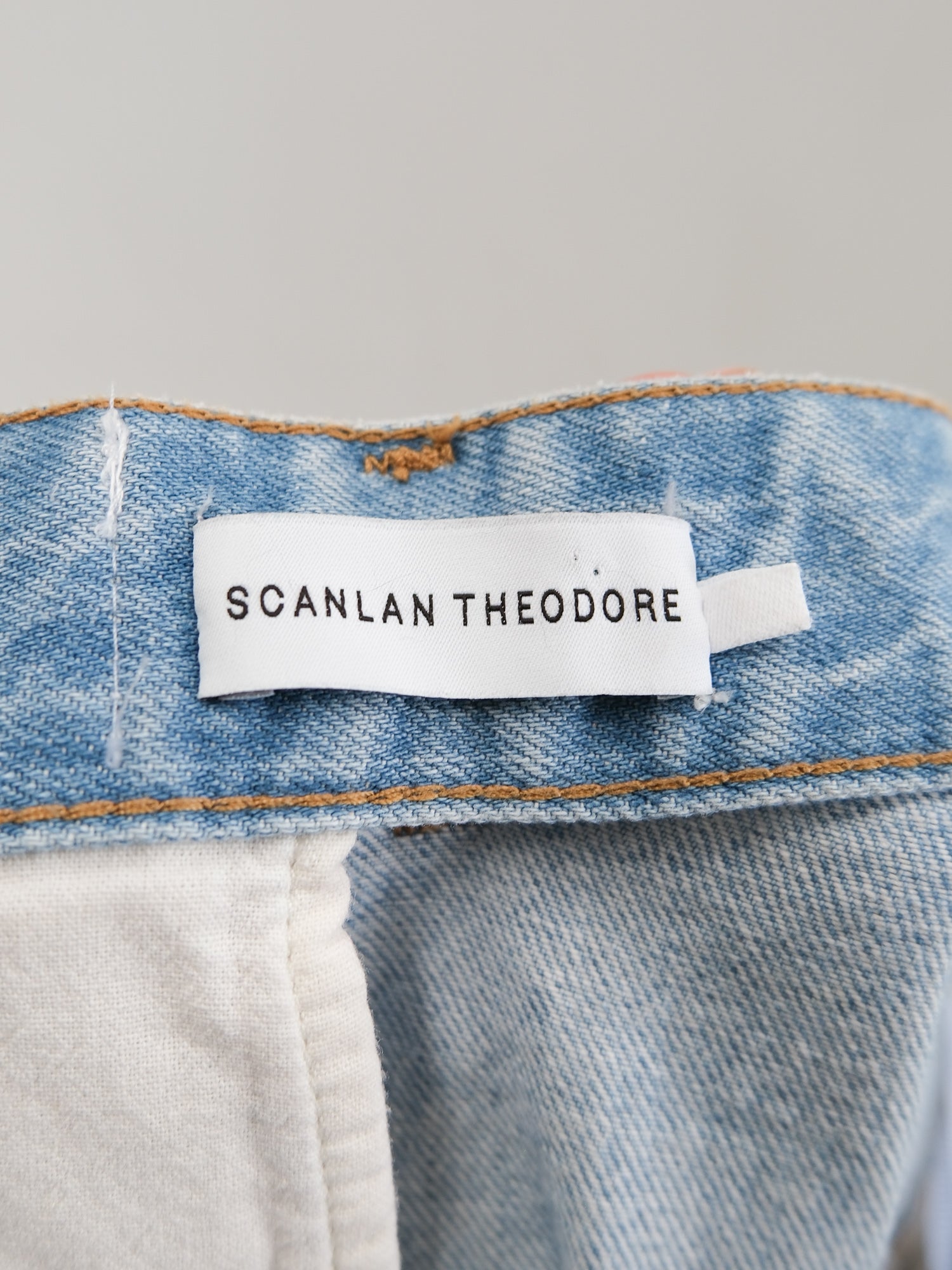 Denim Mini Skirt, Size AU 8
