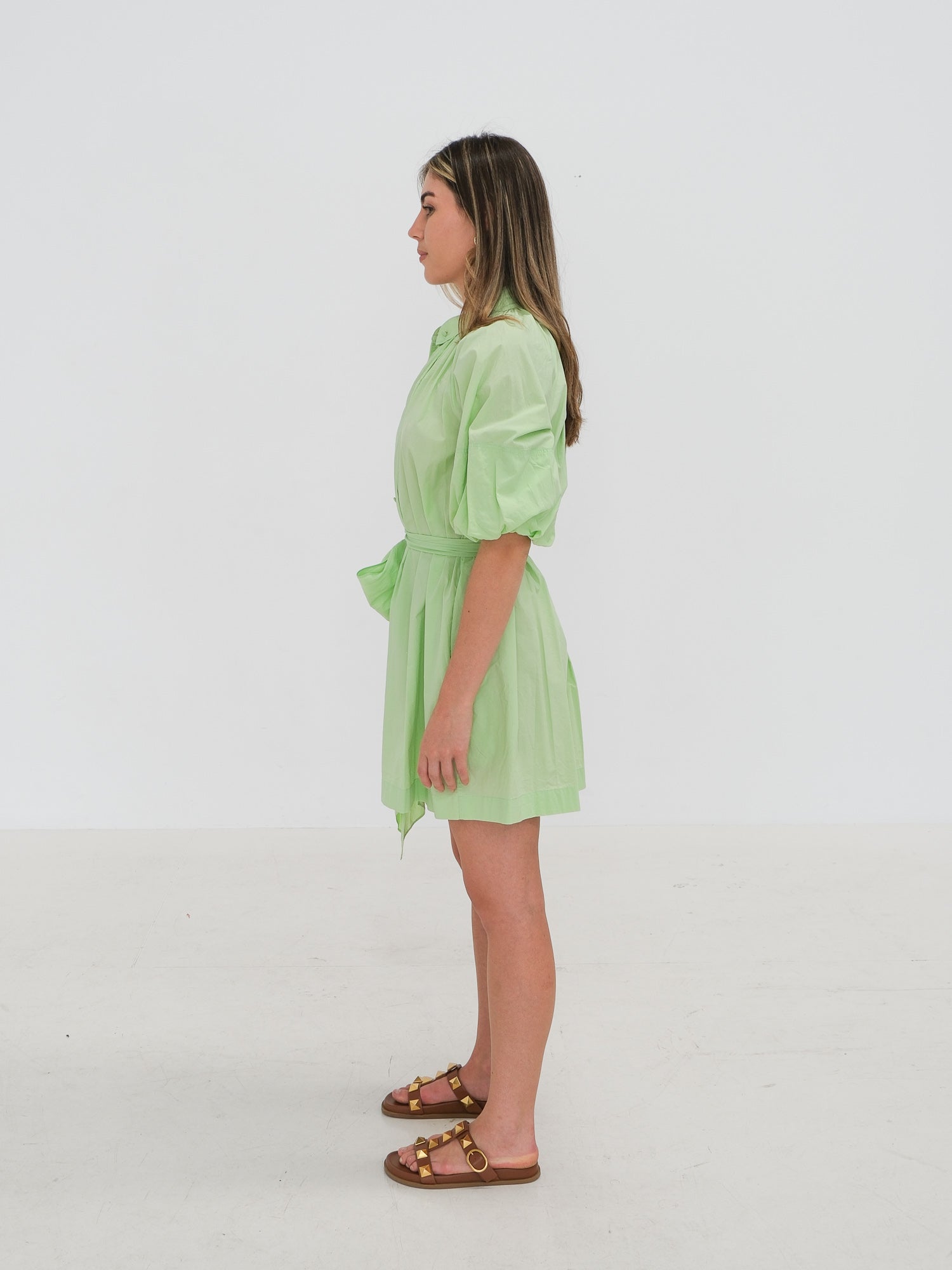 Cotton Shirt Dress, Size AU 6