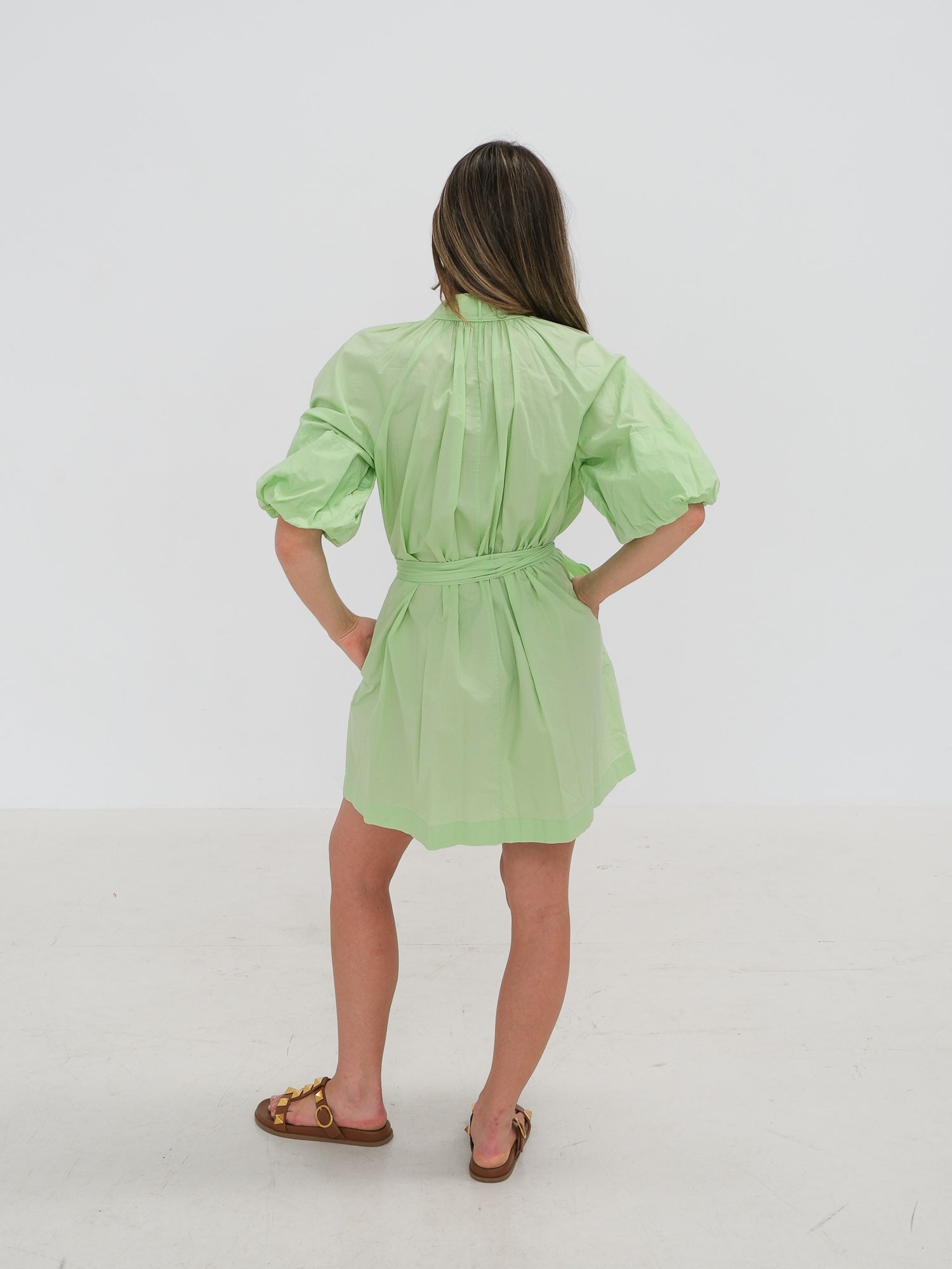 Cotton Shirt Dress, Size AU 6
