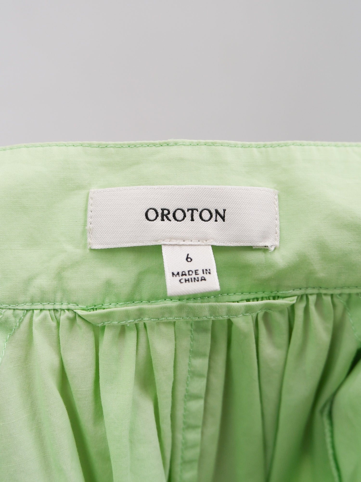 Cotton Shirt Dress, Size AU 6
