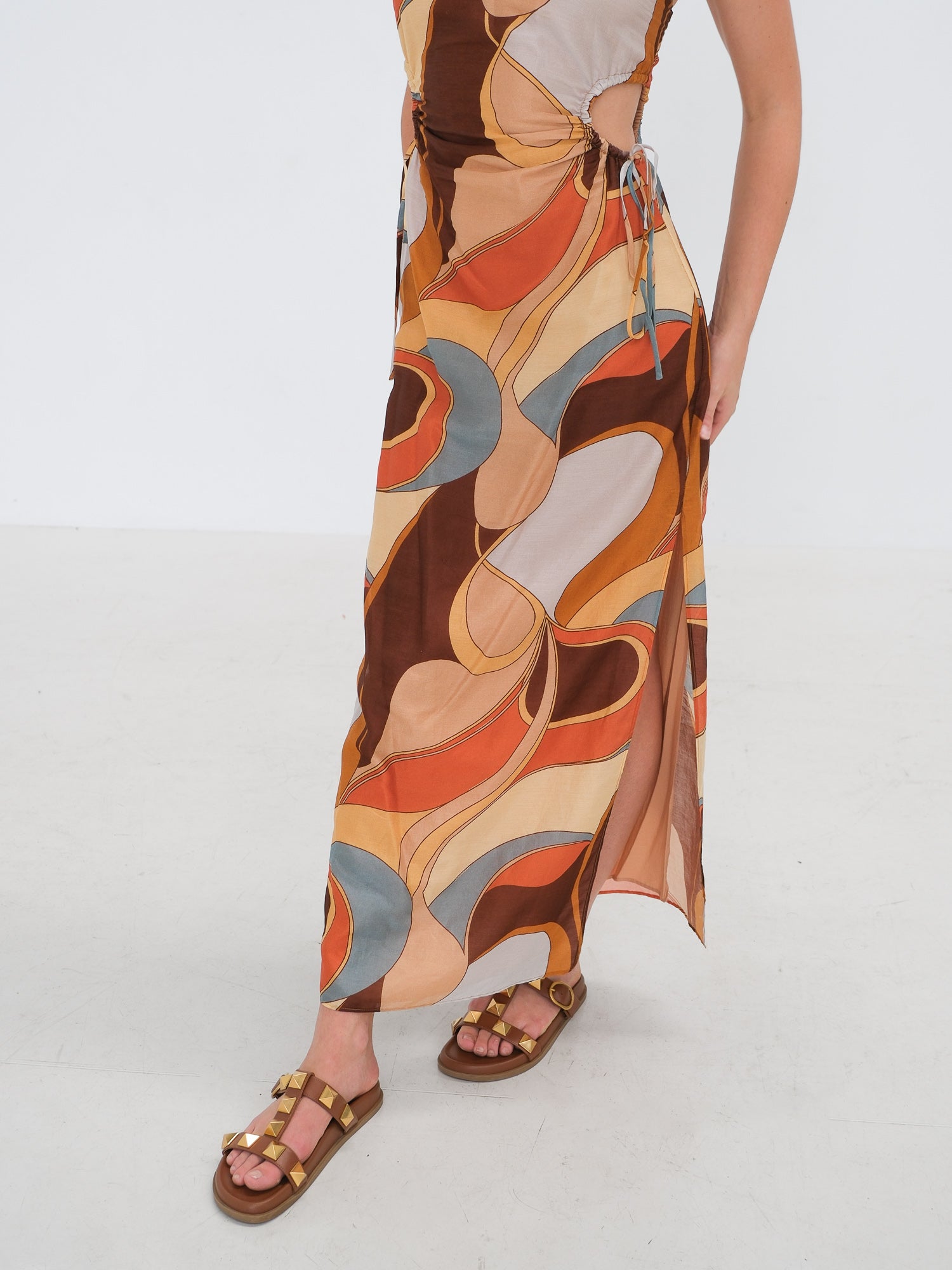 'Vista’ Halter Dress, Size 0 | AU 6
