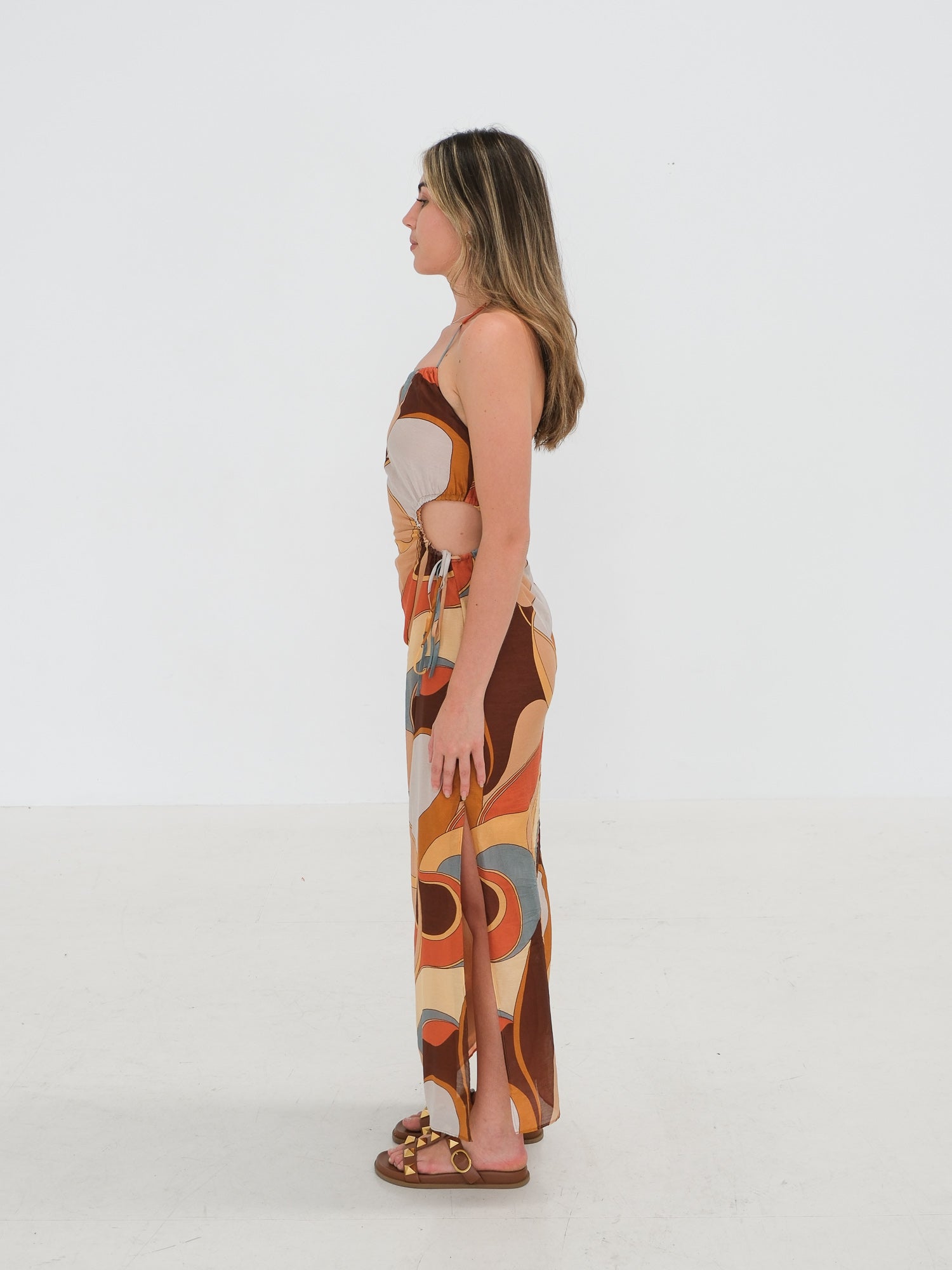 'Vista’ Halter Dress, Size 0 | AU 6