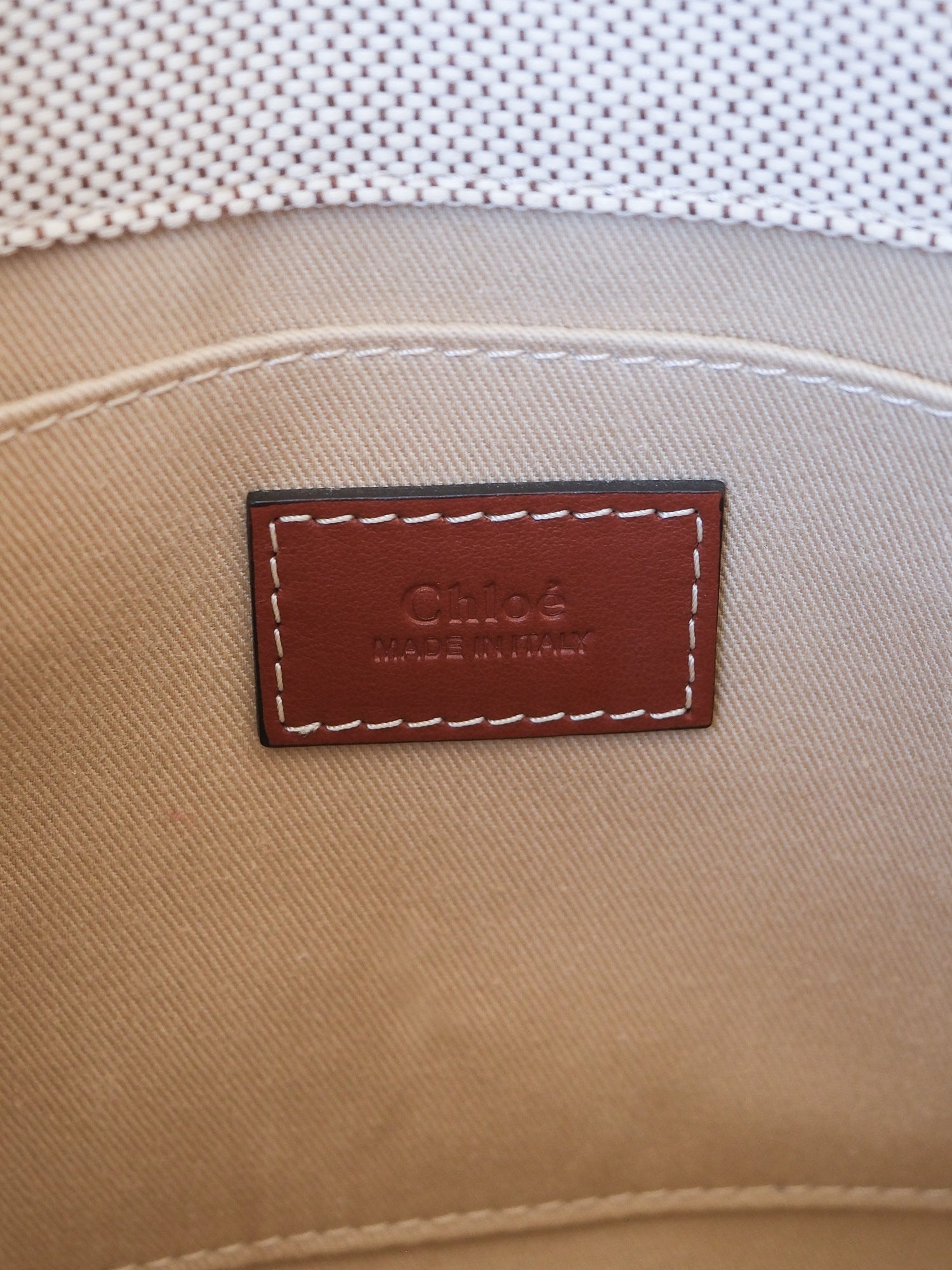 First Edition 'Woody' Small Linen Tote Bag