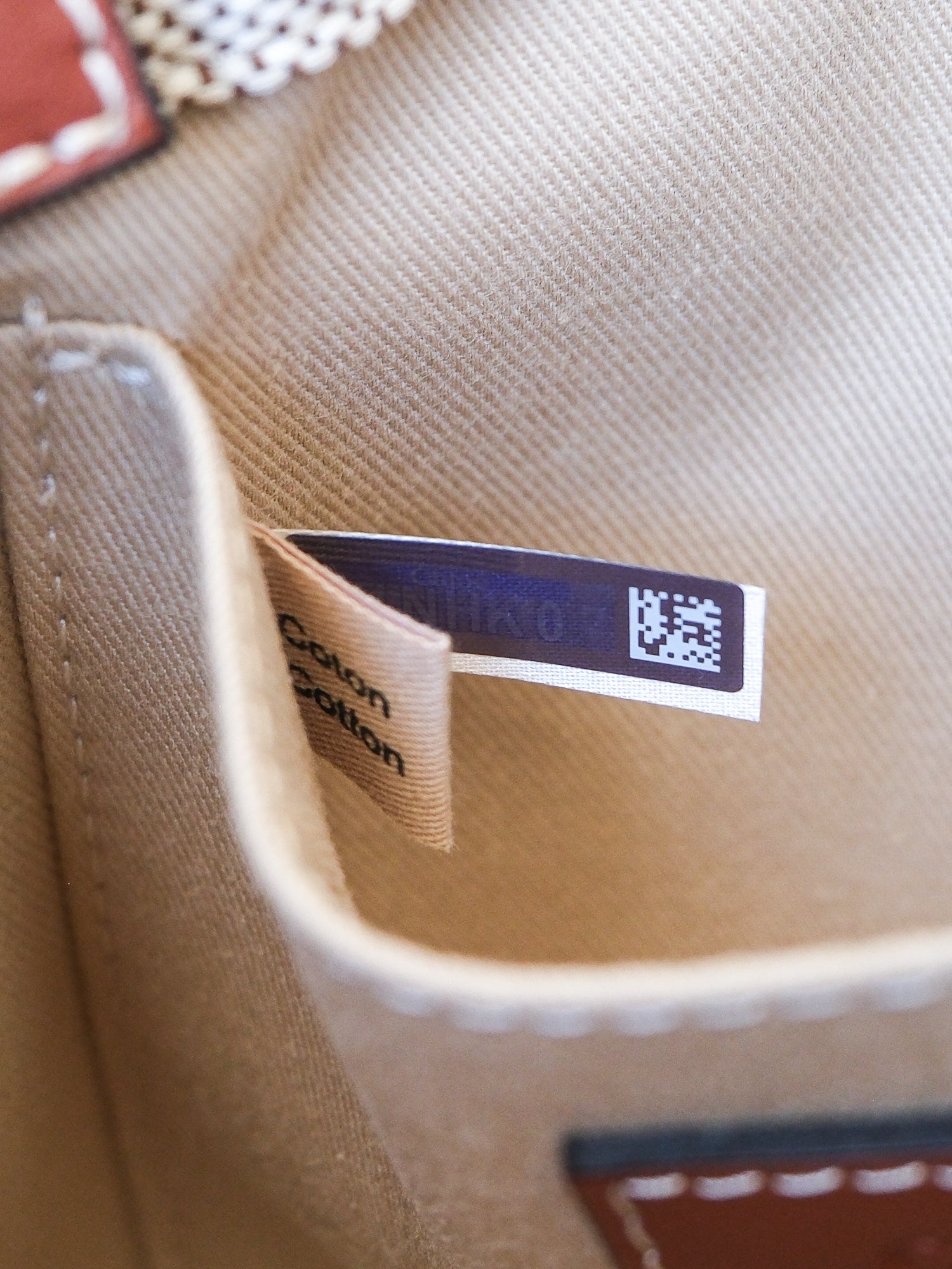 First Edition 'Woody' Small Linen Tote Bag