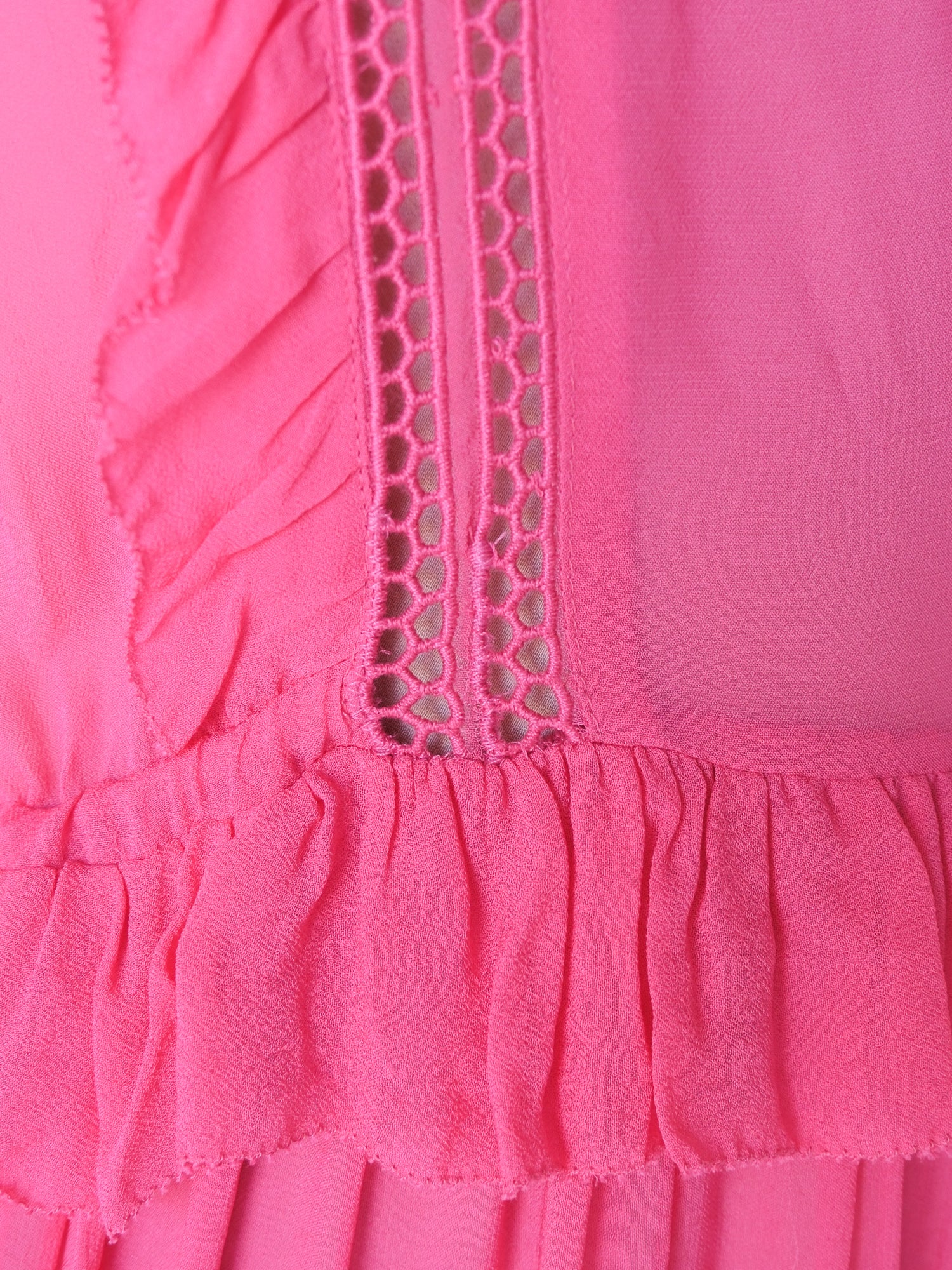 Ruffle Maxi Dress, Size IT 46 | AU 14