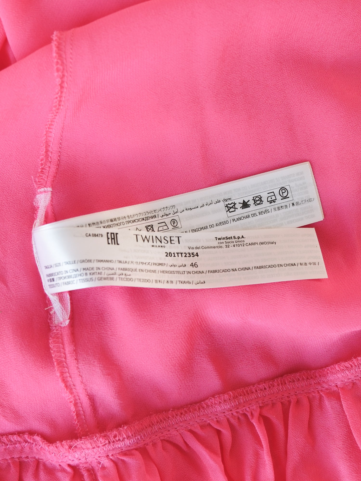 Ruffle Maxi Dress, Size IT 46 | AU 14