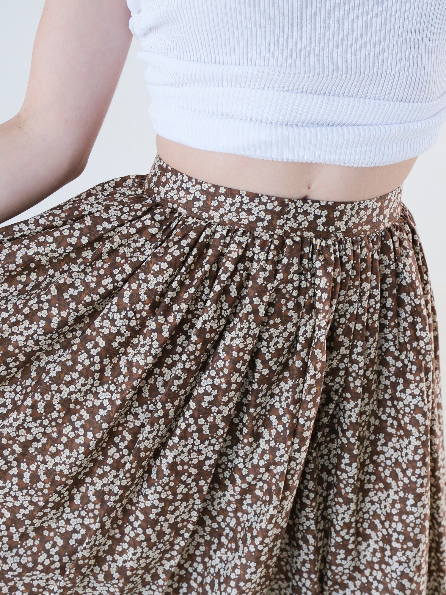 Voluminous Floral Skirt, Size 1 | AU 6