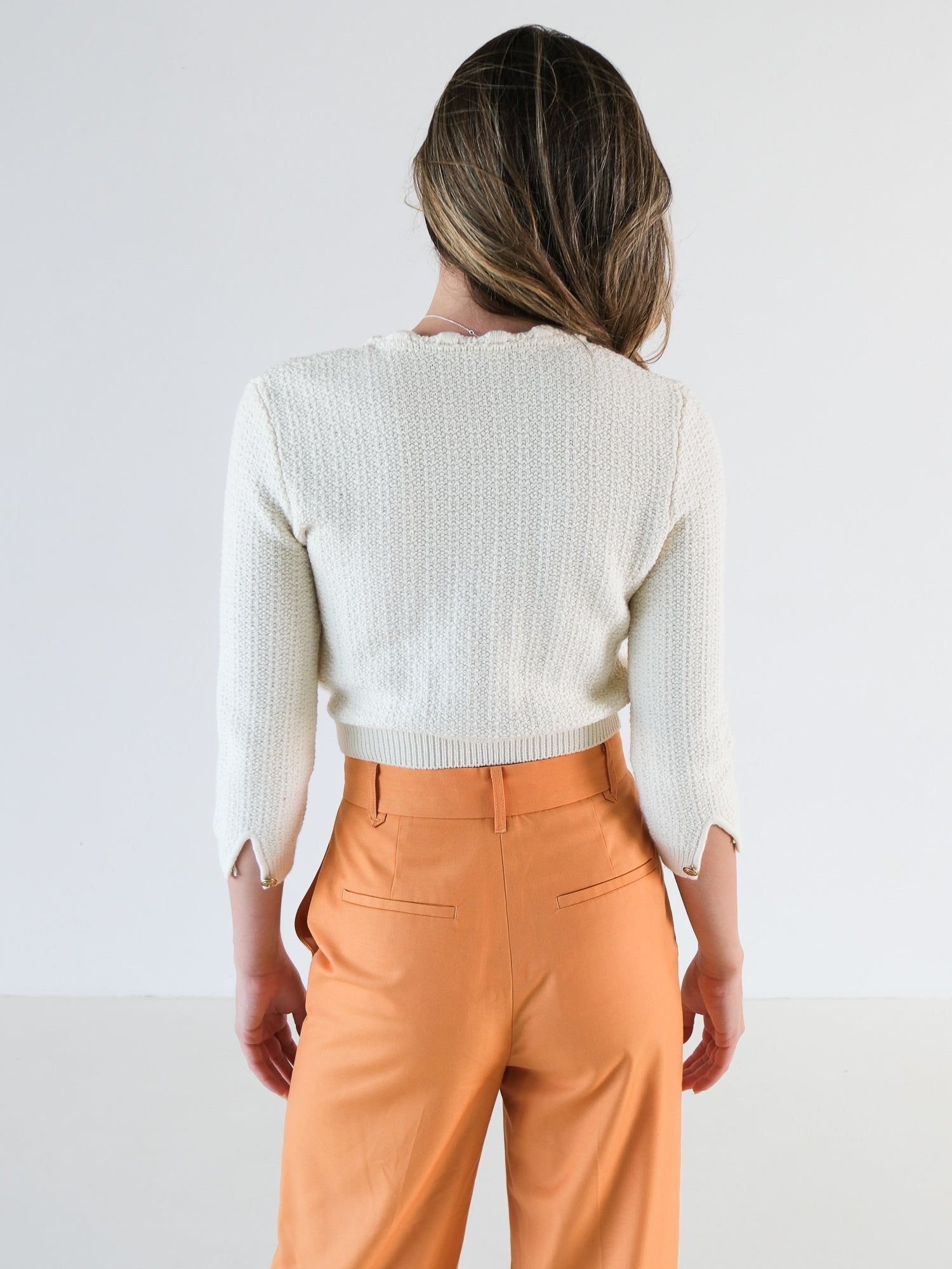 Multi-Pocket Knit Cardigan, Size IT 42 | AU 10