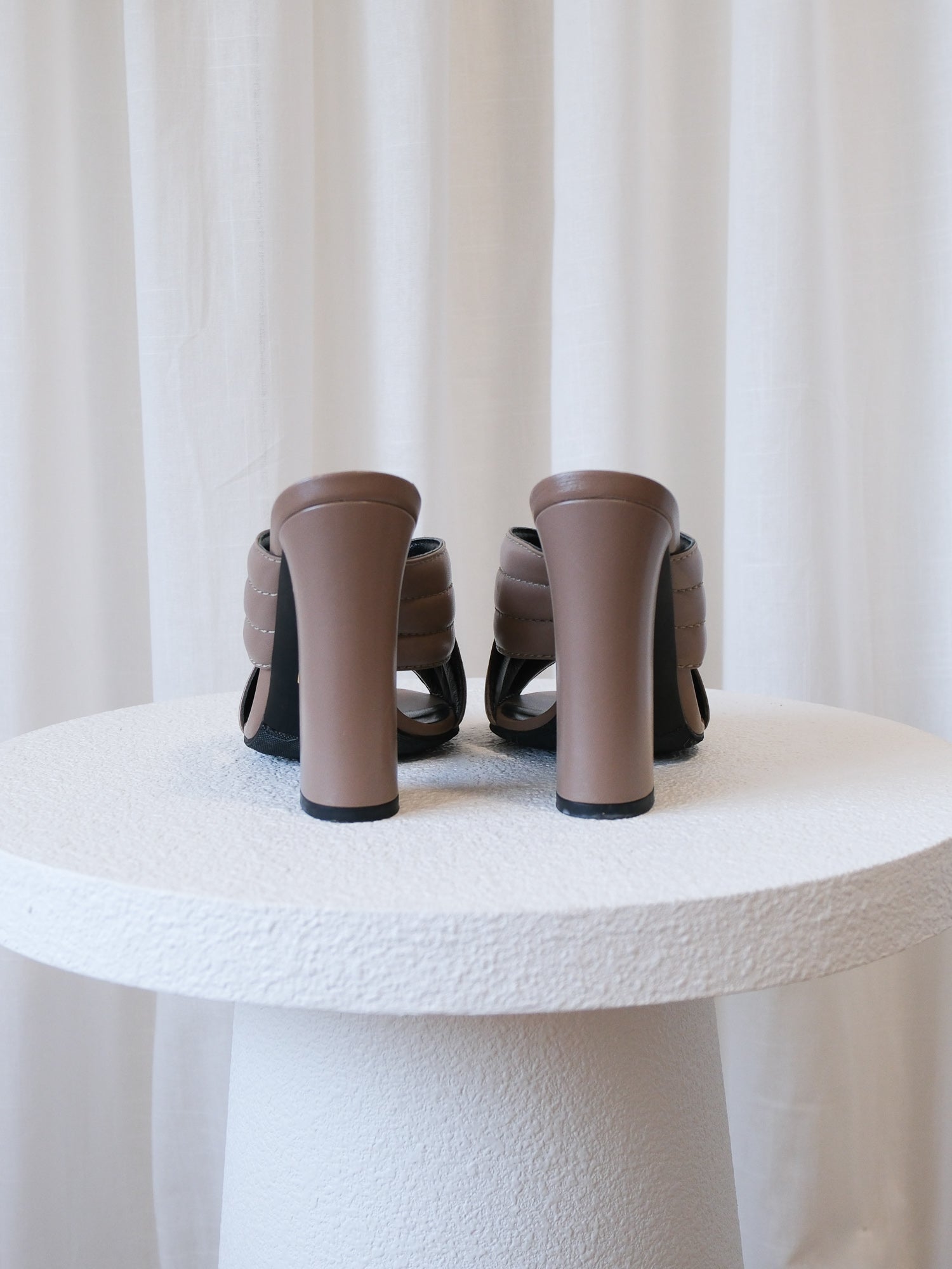 'Webby' Malaga Kid Leather Heels, Size 37