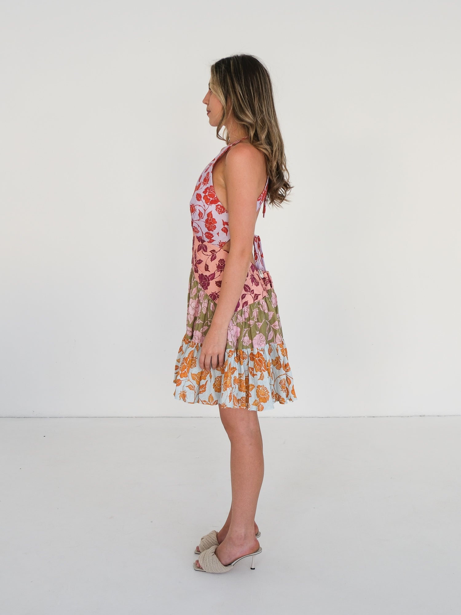 'Lovestruck' V-Neck Mini Dress, Size 3 | AU 14
