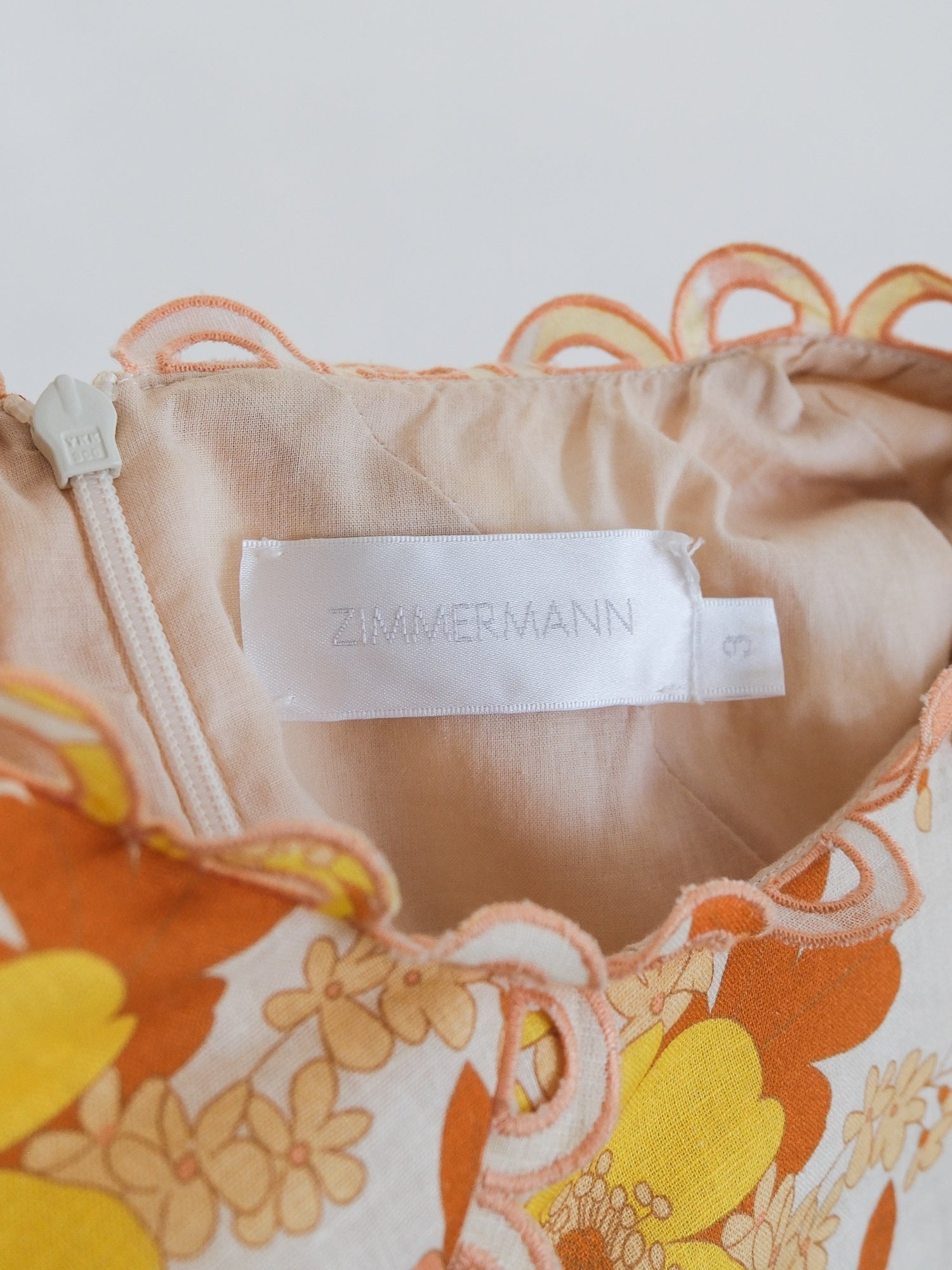 'Primrose' Flutter Mini Dress, Size 3 | AU 14