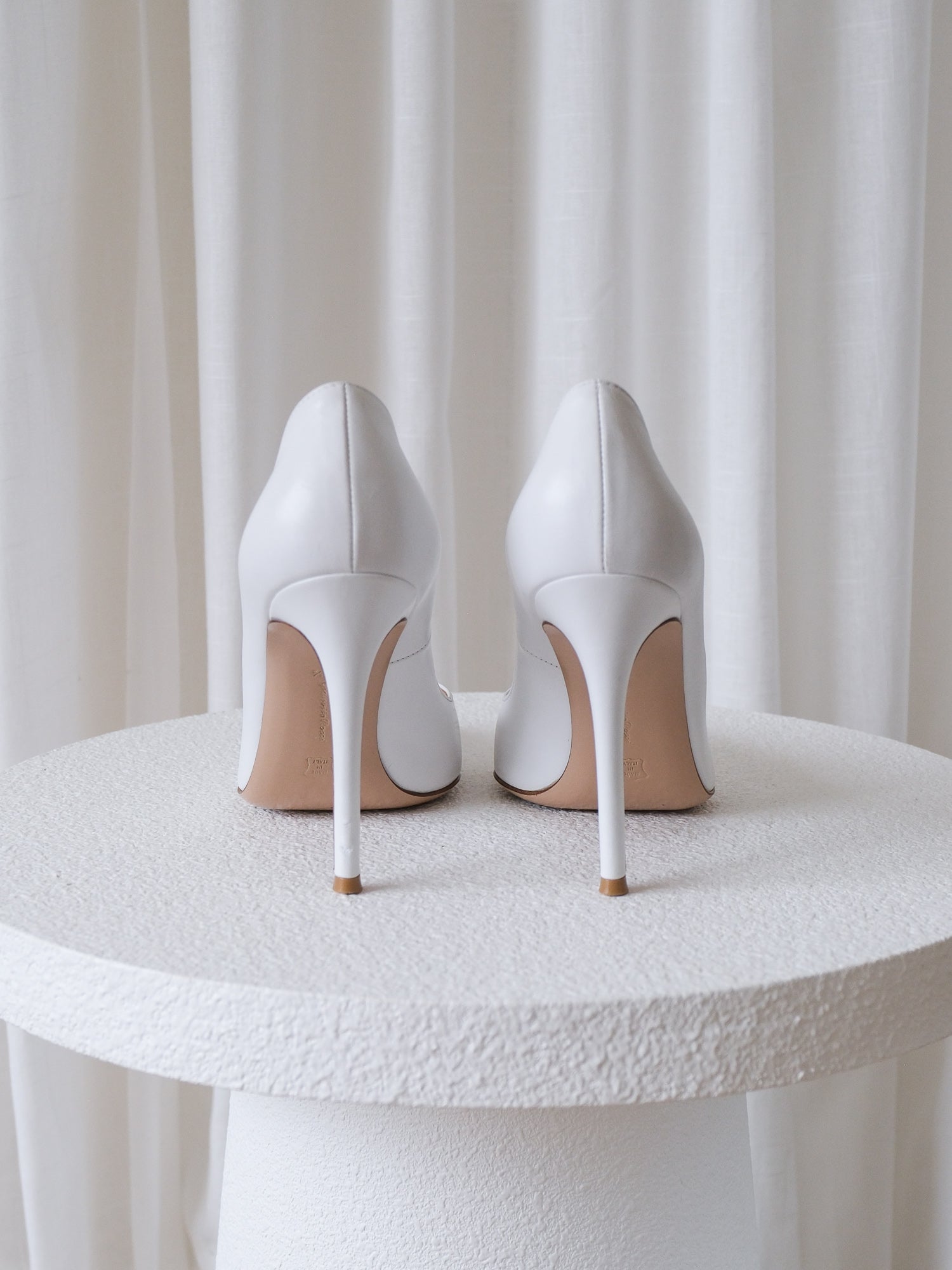 'Gianvito 105' Leather Heeled Pumps, Size 38.5