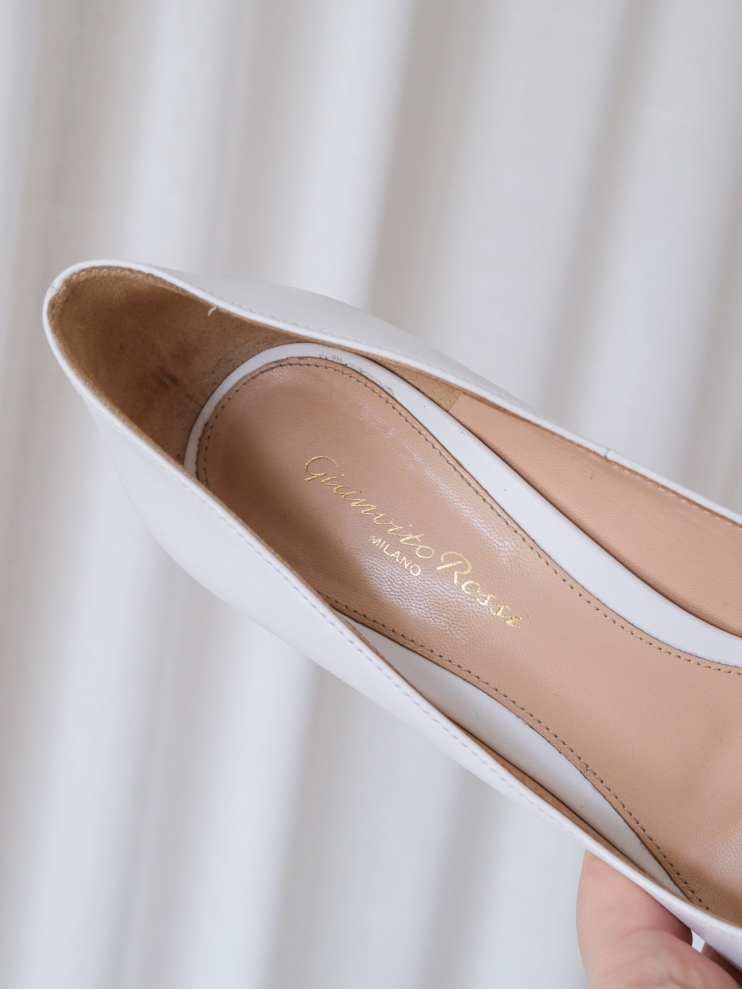 'Gianvito 105' Leather Heeled Pumps, Size 38.5