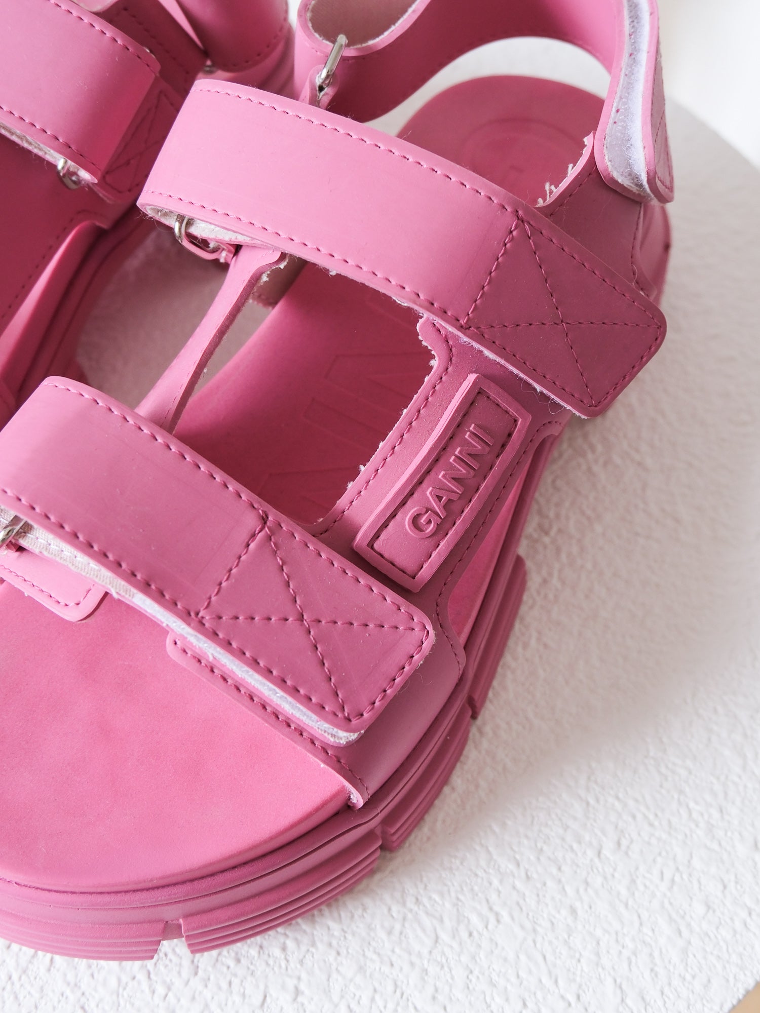 Rubber Dad Sandals, Size 37